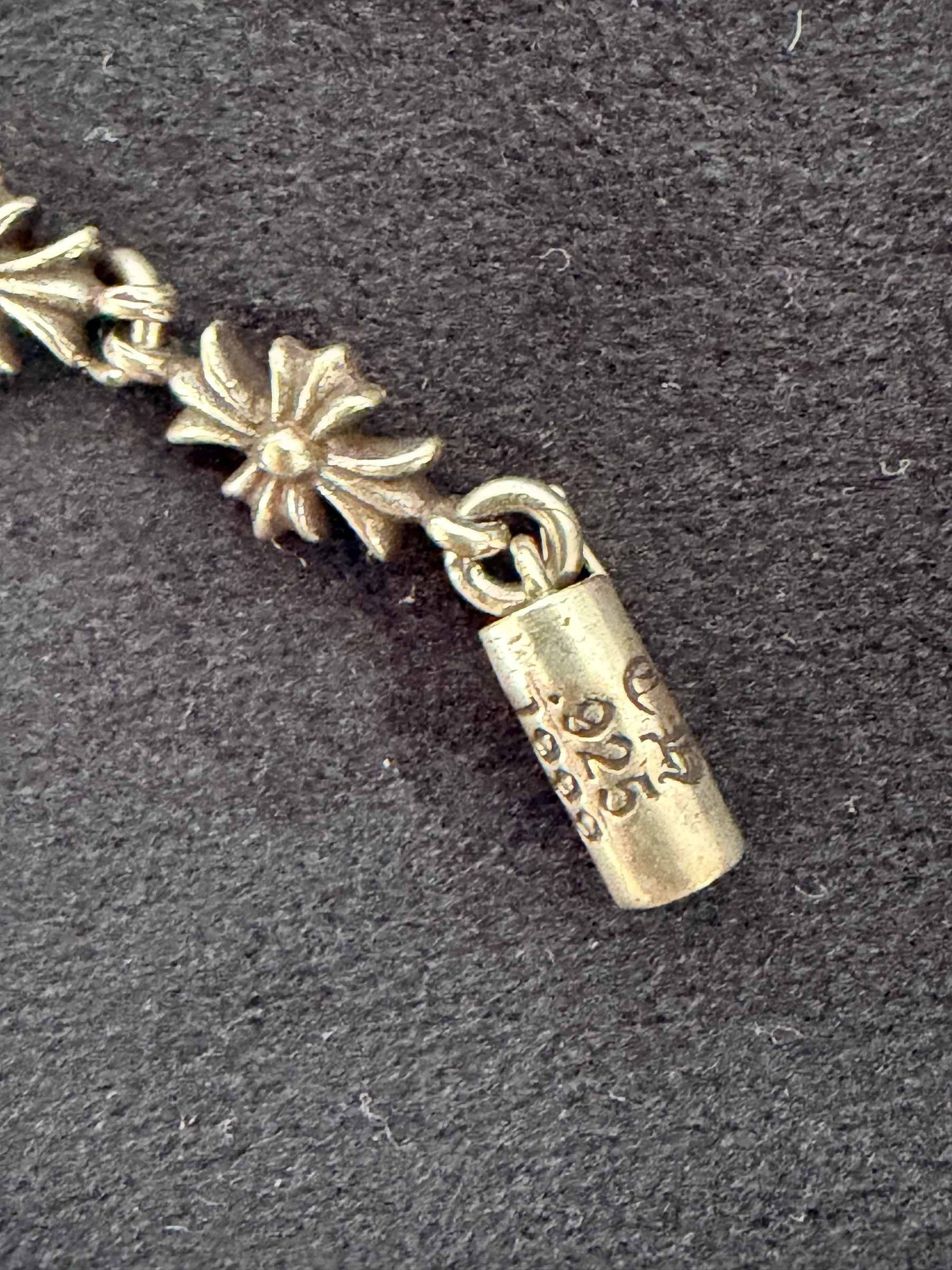 Chrome Hearts 十字扣手链｜925银