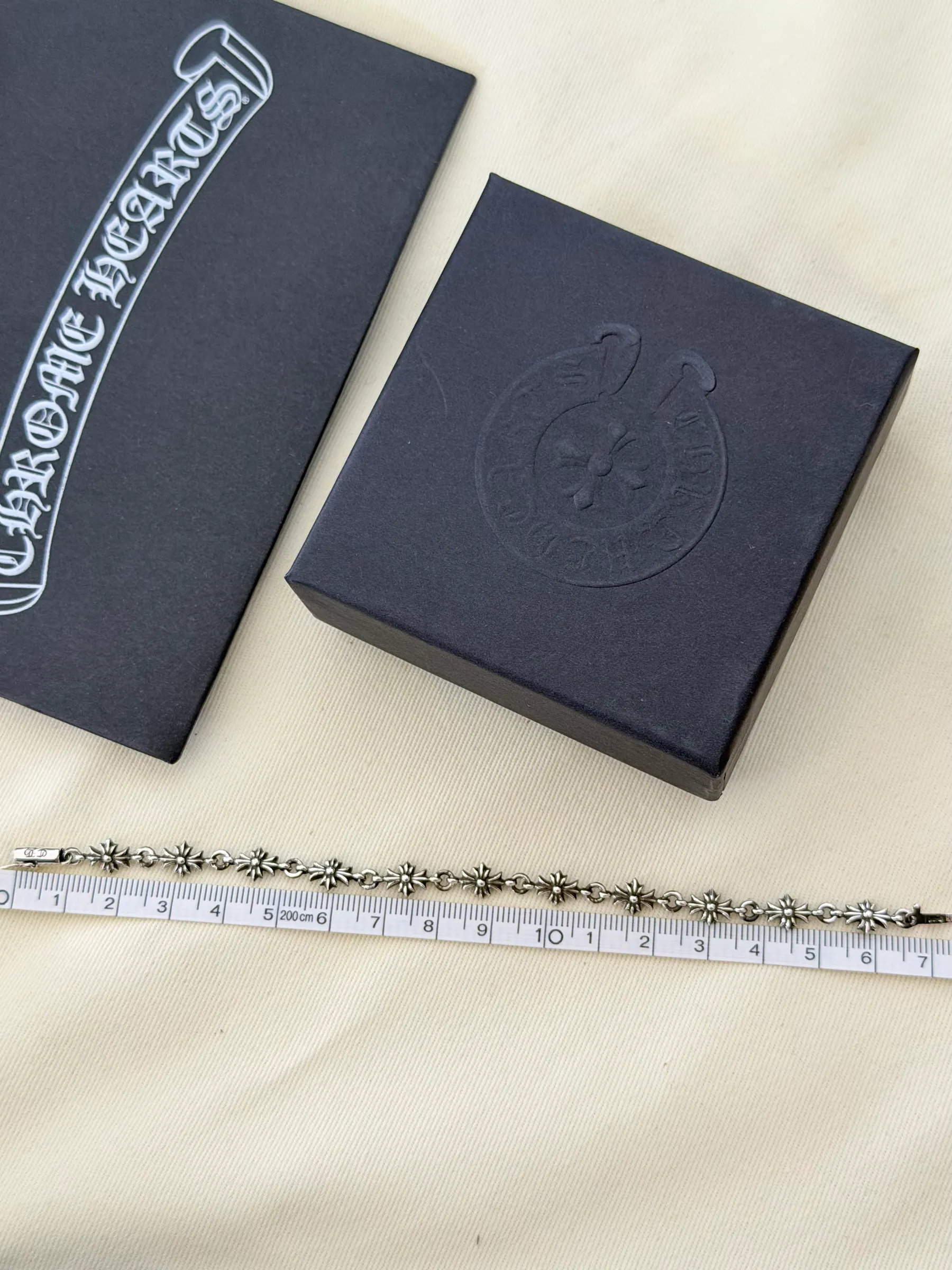 Chrome Hearts 十字扣手链｜925银
