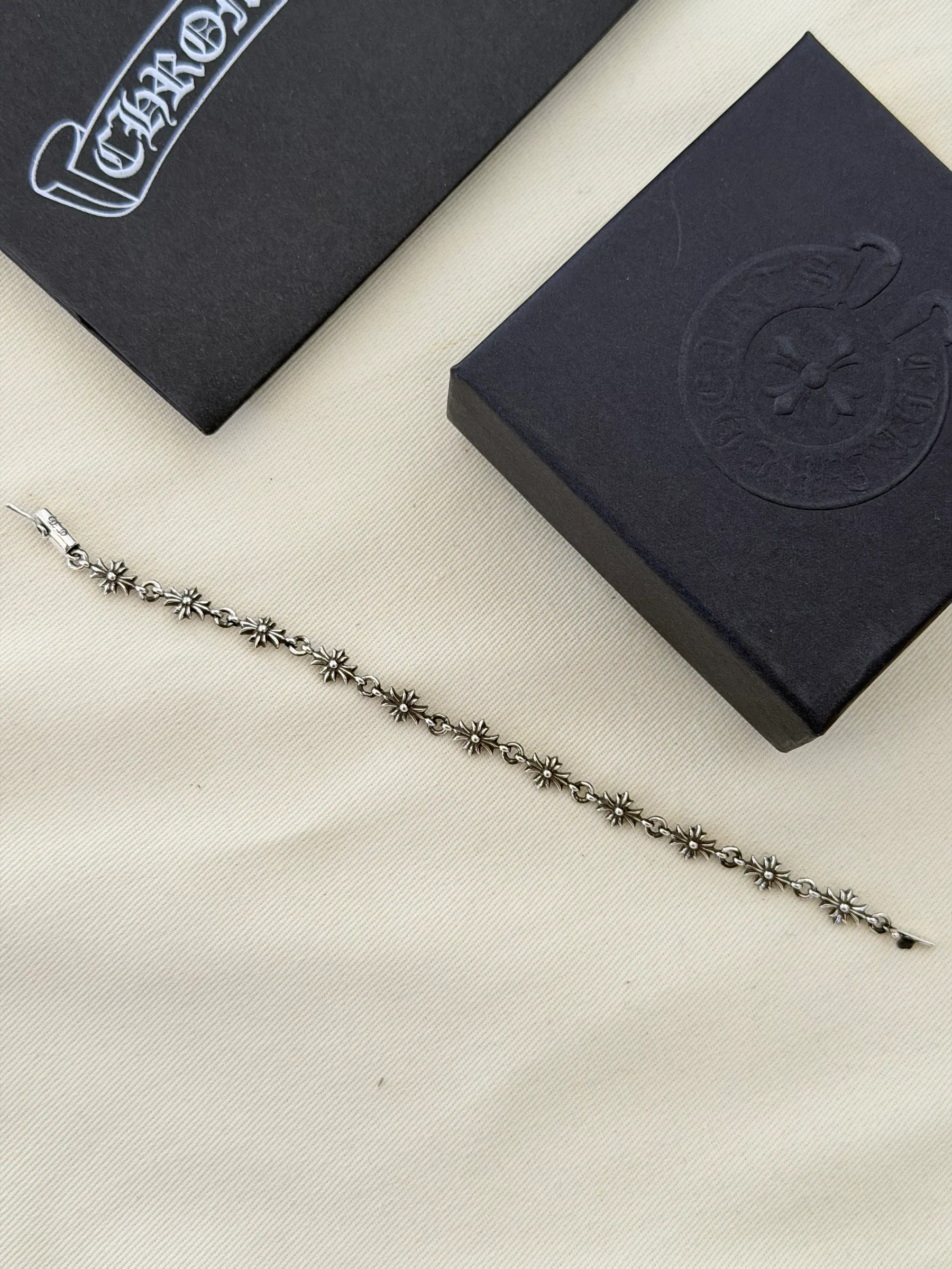 Chrome Hearts 十字扣手链｜925银