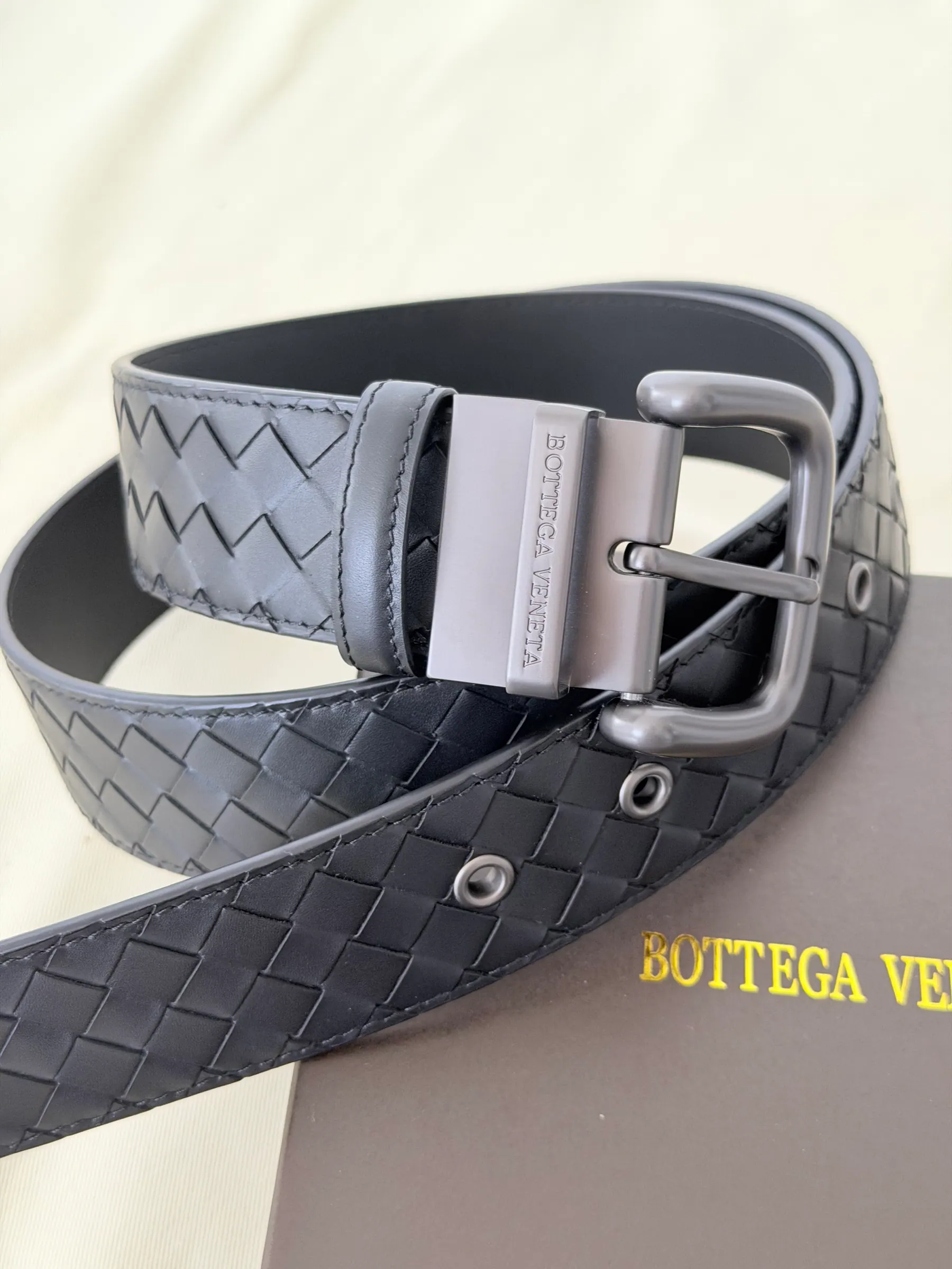 Bottega Veneta 男士腰带 4cm