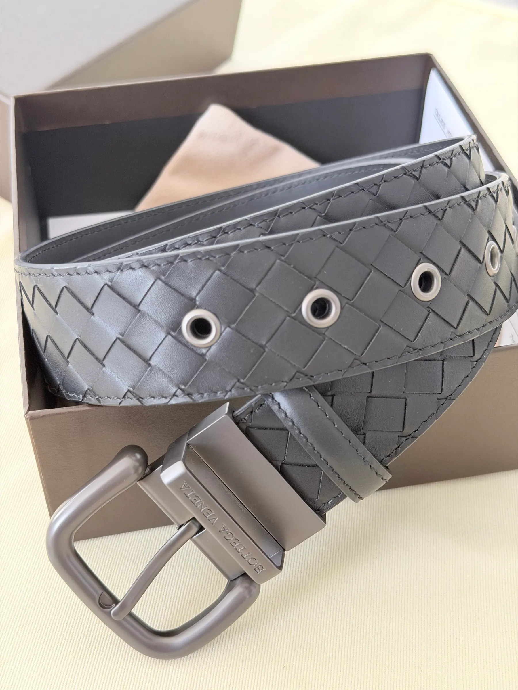 Bottega Veneta 男士腰带 4cm