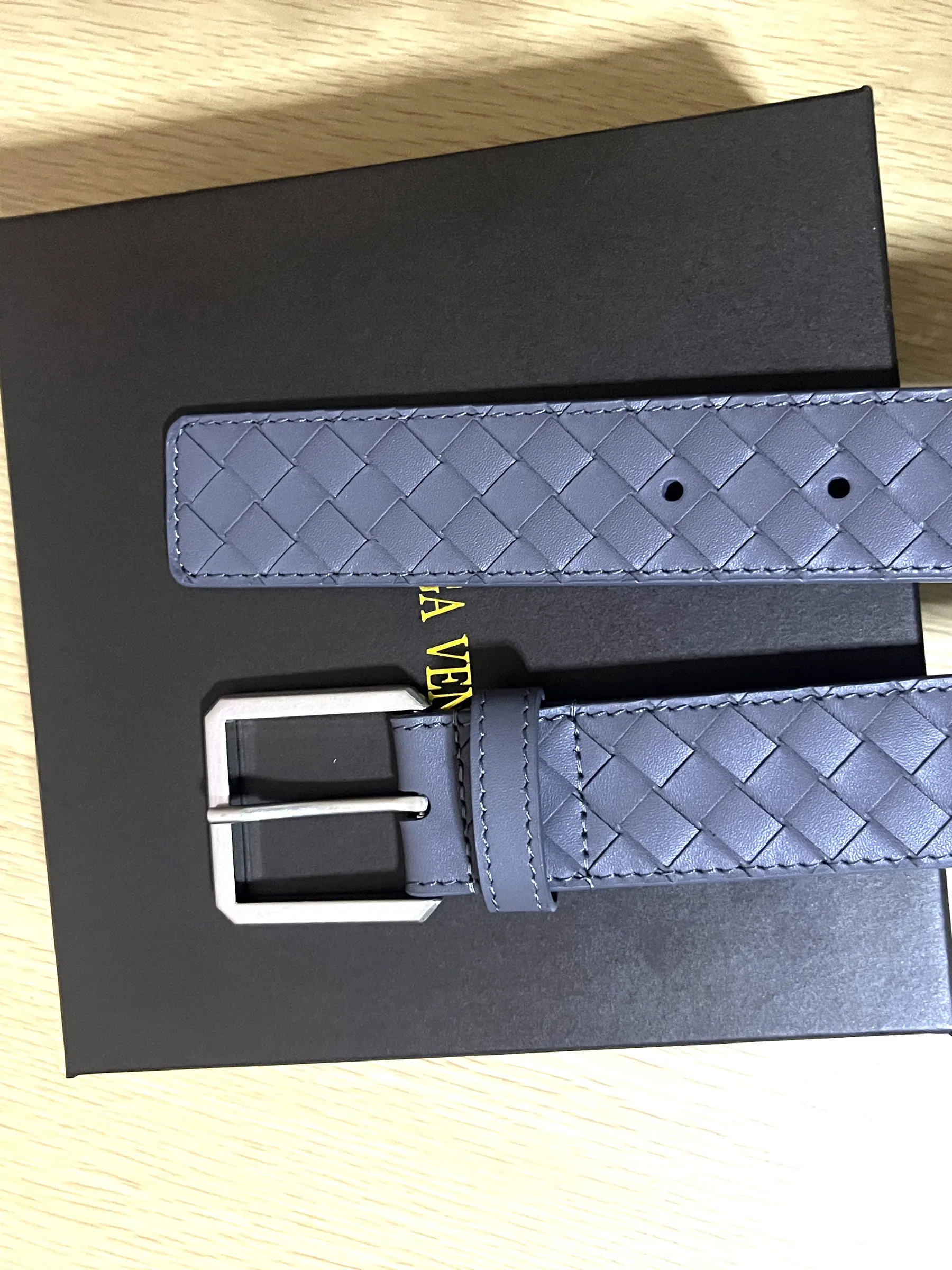 Bottega Veneta Intreccio 编织皮带 35mm