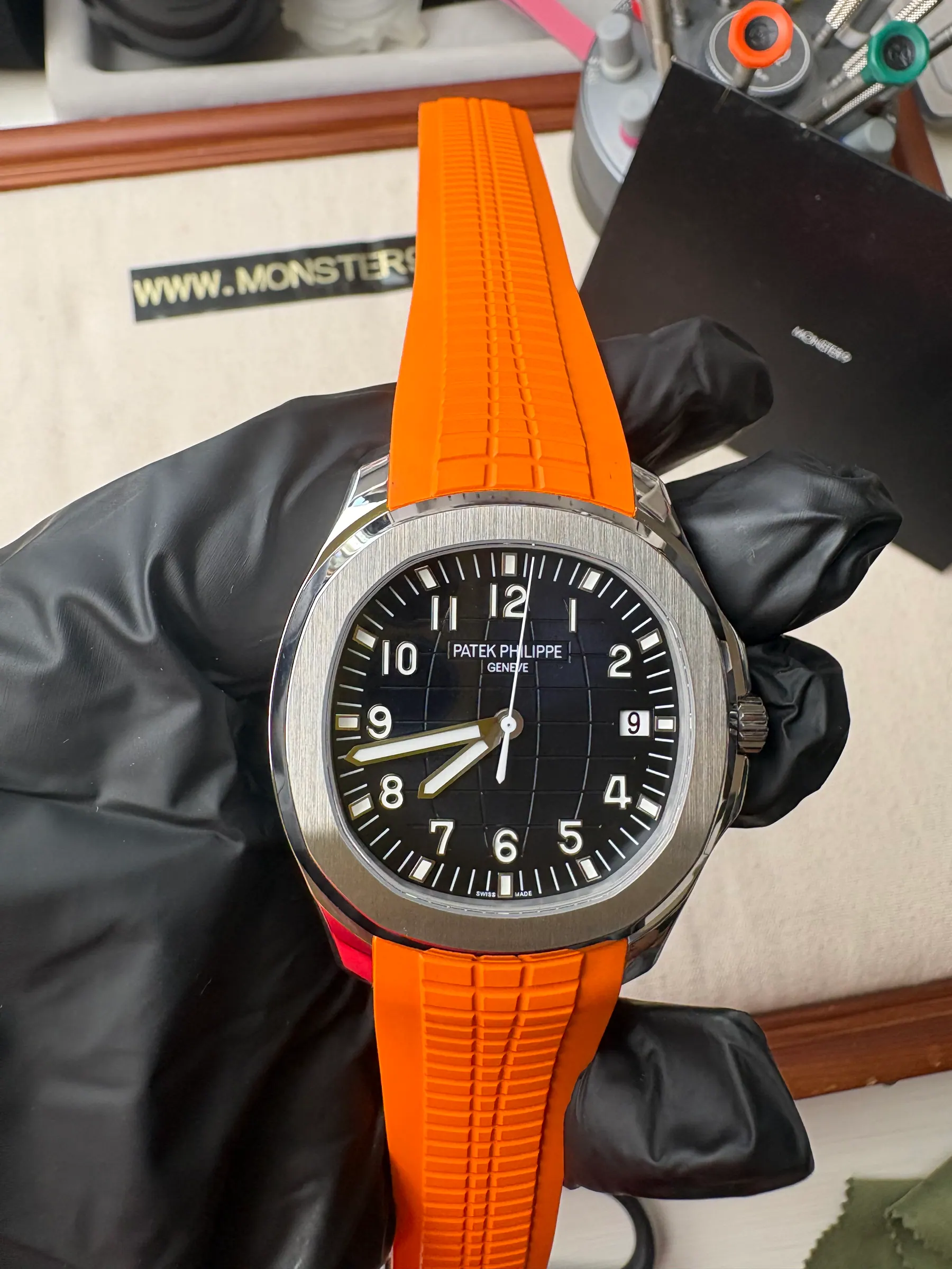 DDF | 324机芯 | 40mm | 百达翡丽 Aquanaut 5168R 手表 120g