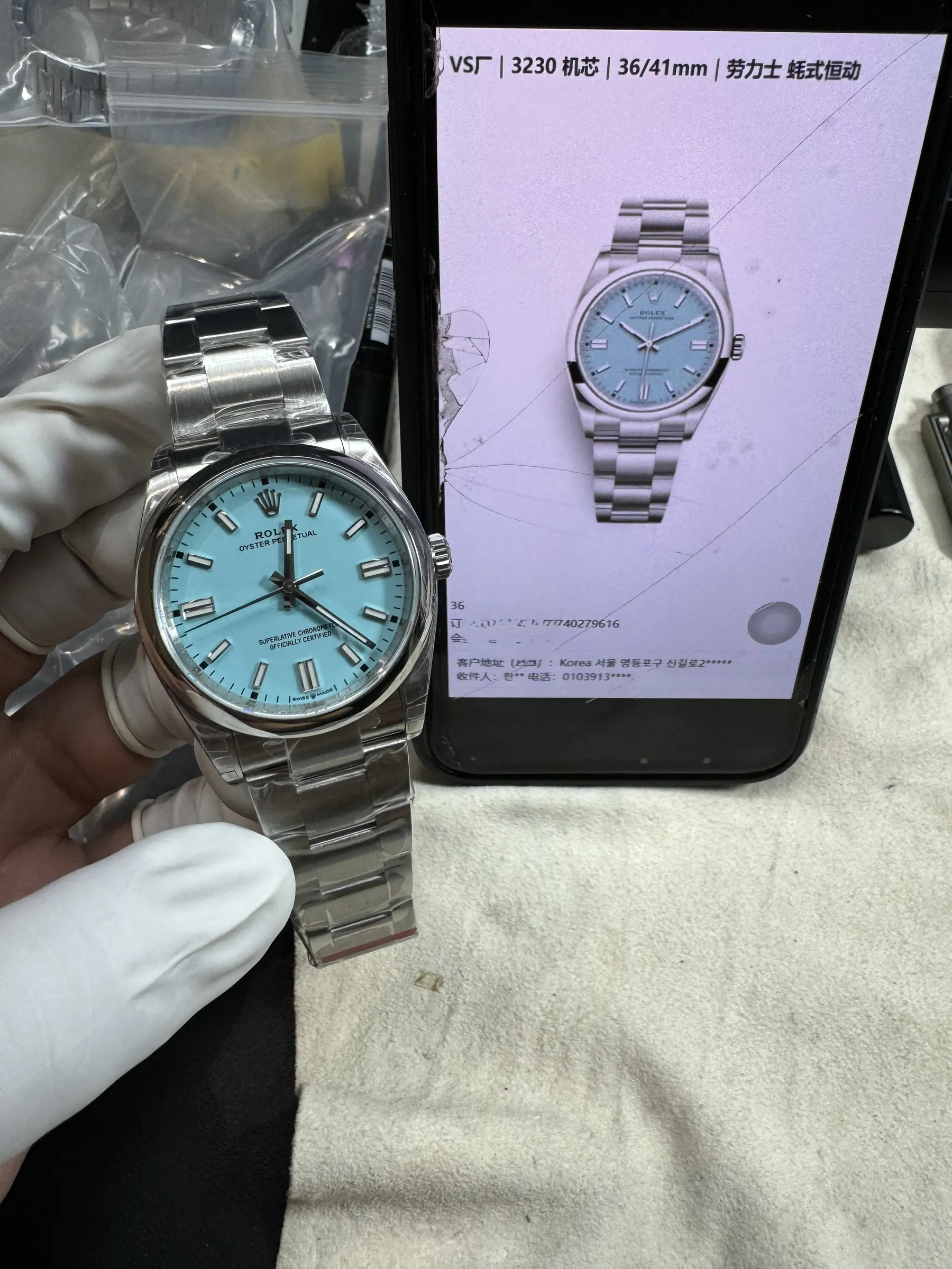 VS ｜3230 机芯｜36mm｜劳力士 Oyster Perpetual m126000-0006