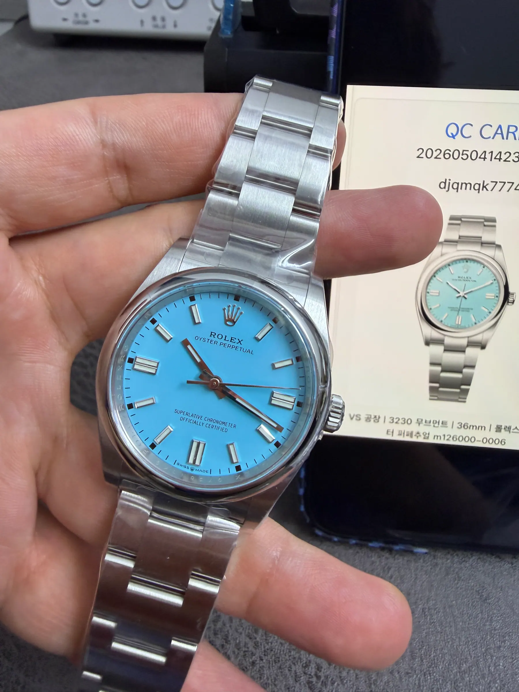 VS ｜3230 机芯｜36mm｜劳力士 Oyster Perpetual m126000-0006