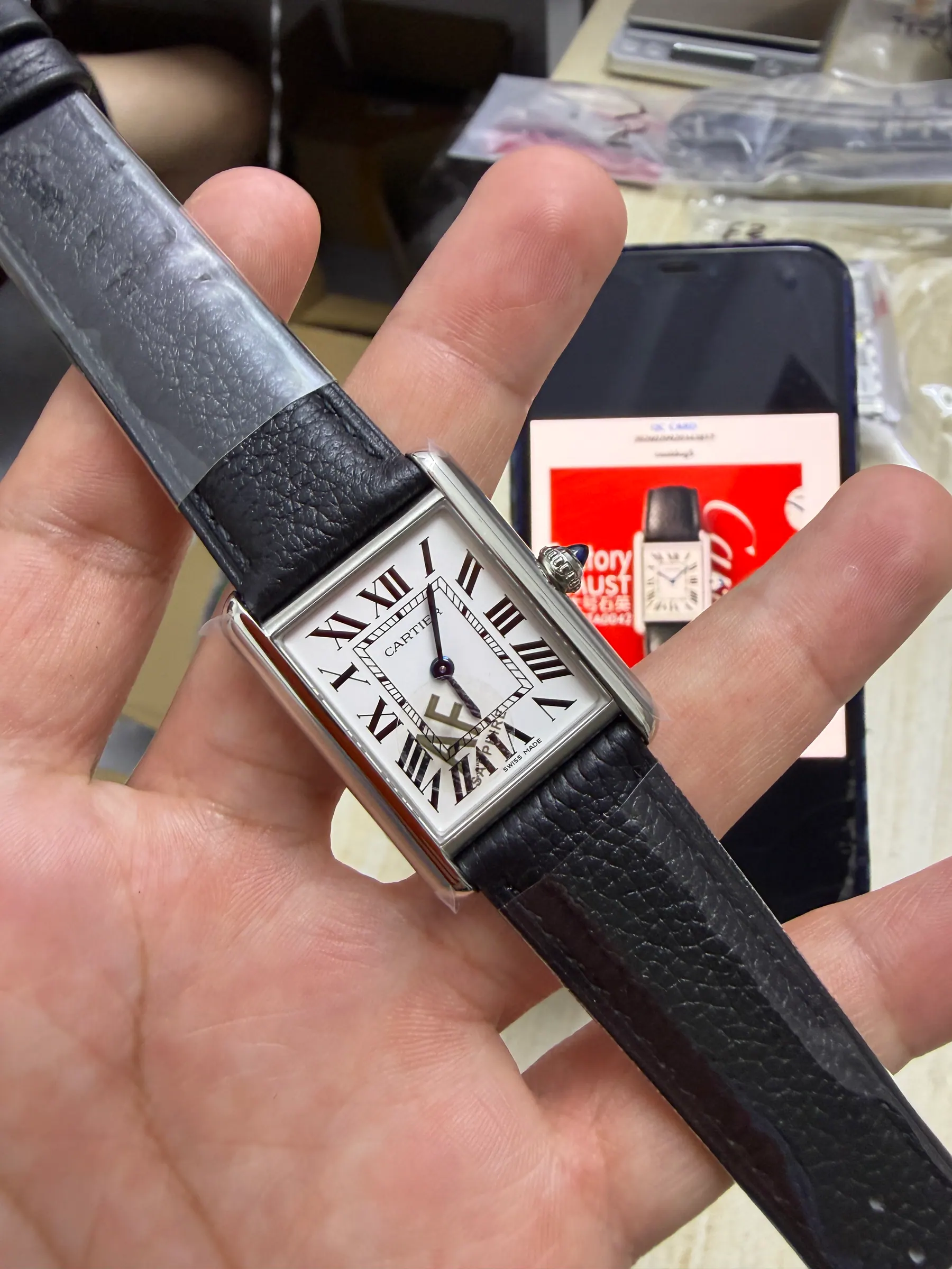 AF | 石英机芯 l 29.5mm x 22mm l 卡地亚 Tank Must ｜WSTA0042