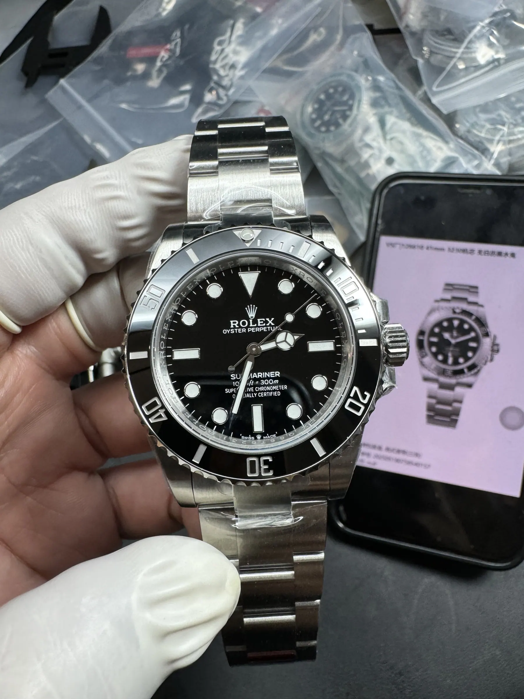 VS | 3230 机芯｜41mm｜劳力士 Submariner 124060