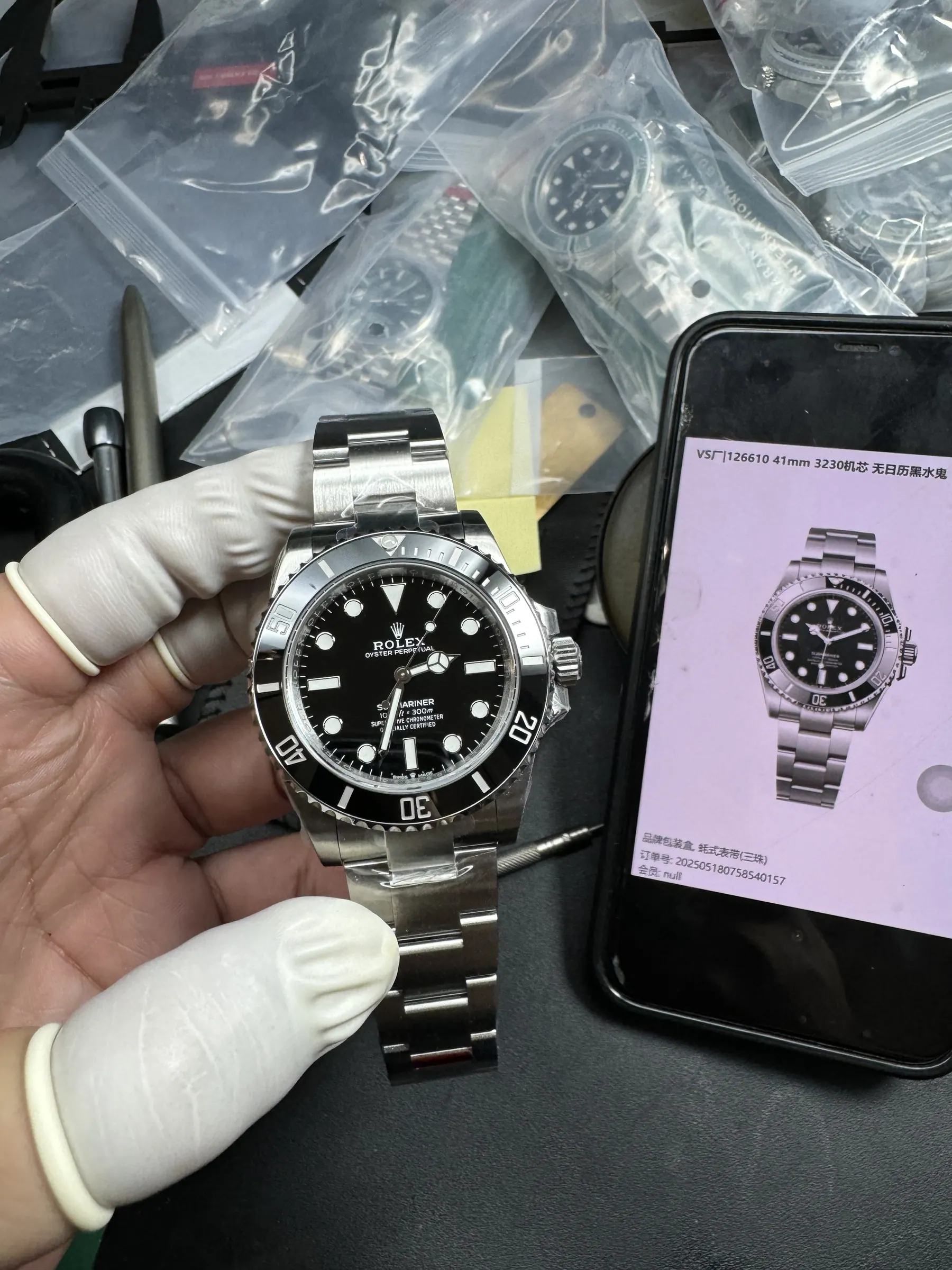 VS | 3230 机芯｜41mm｜劳力士 Submariner 124060