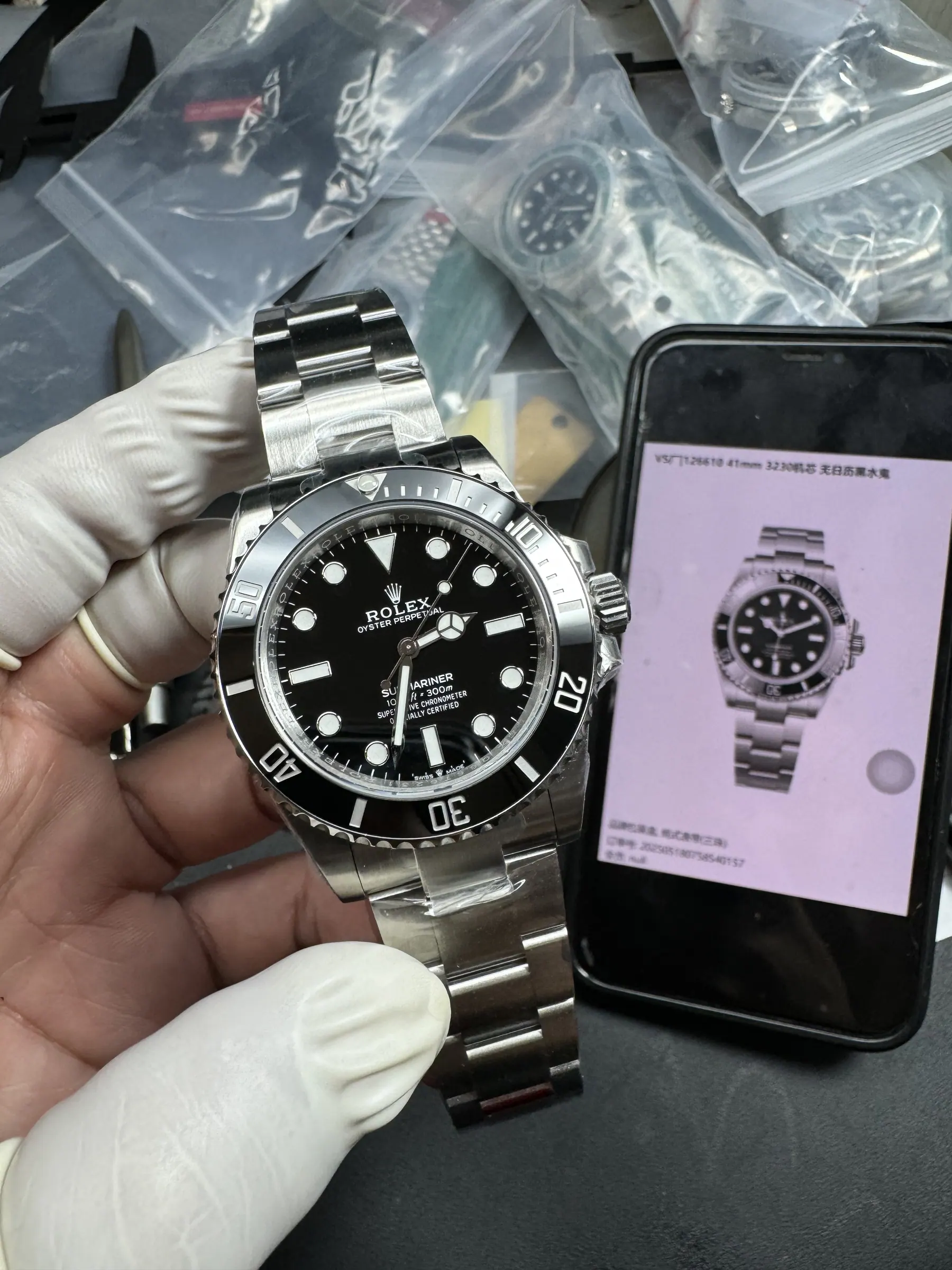 VS | 3230 机芯｜41mm｜劳力士 Submariner 124060