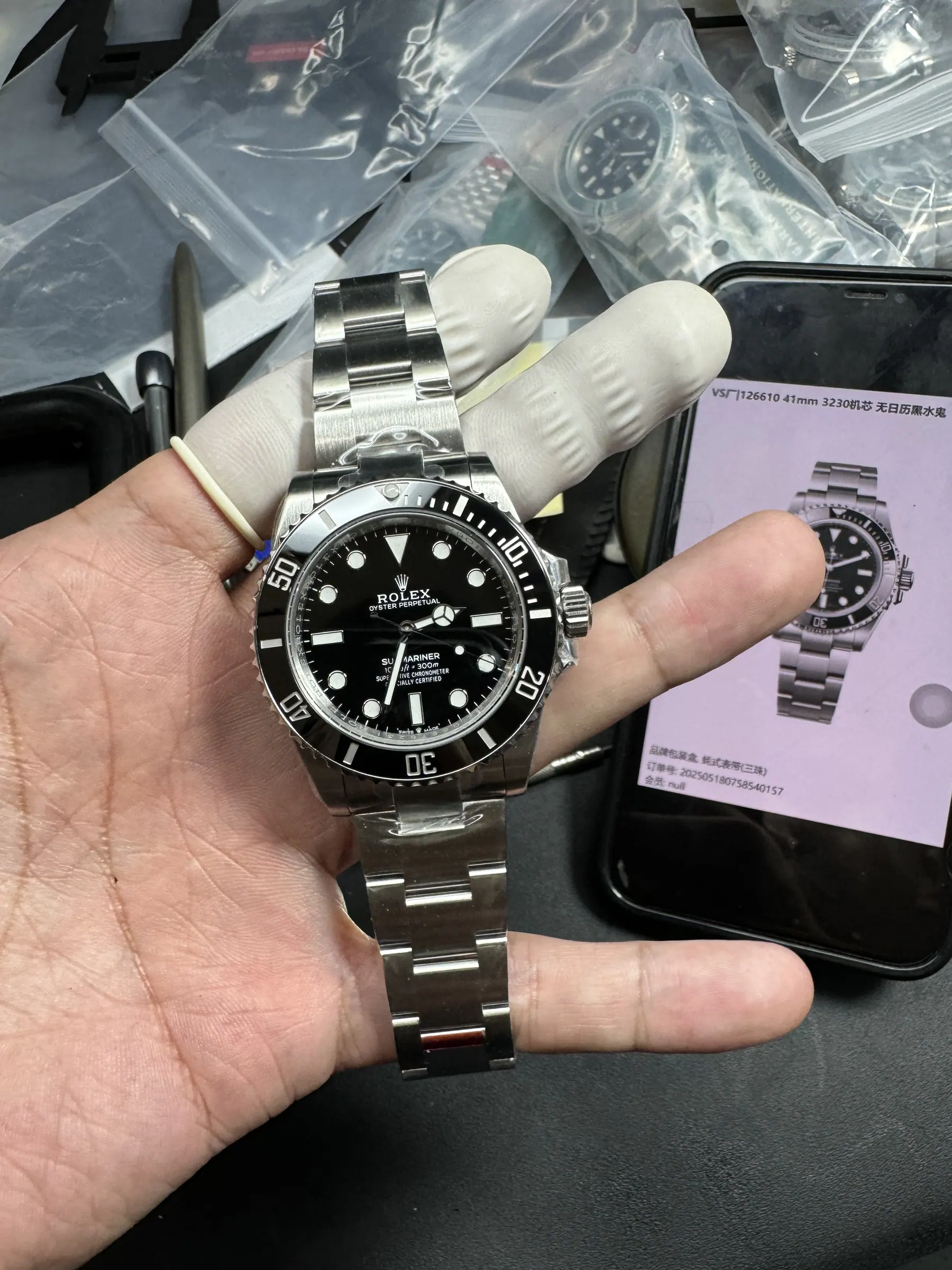 VS | 3230 机芯｜41mm｜劳力士 Submariner 124060