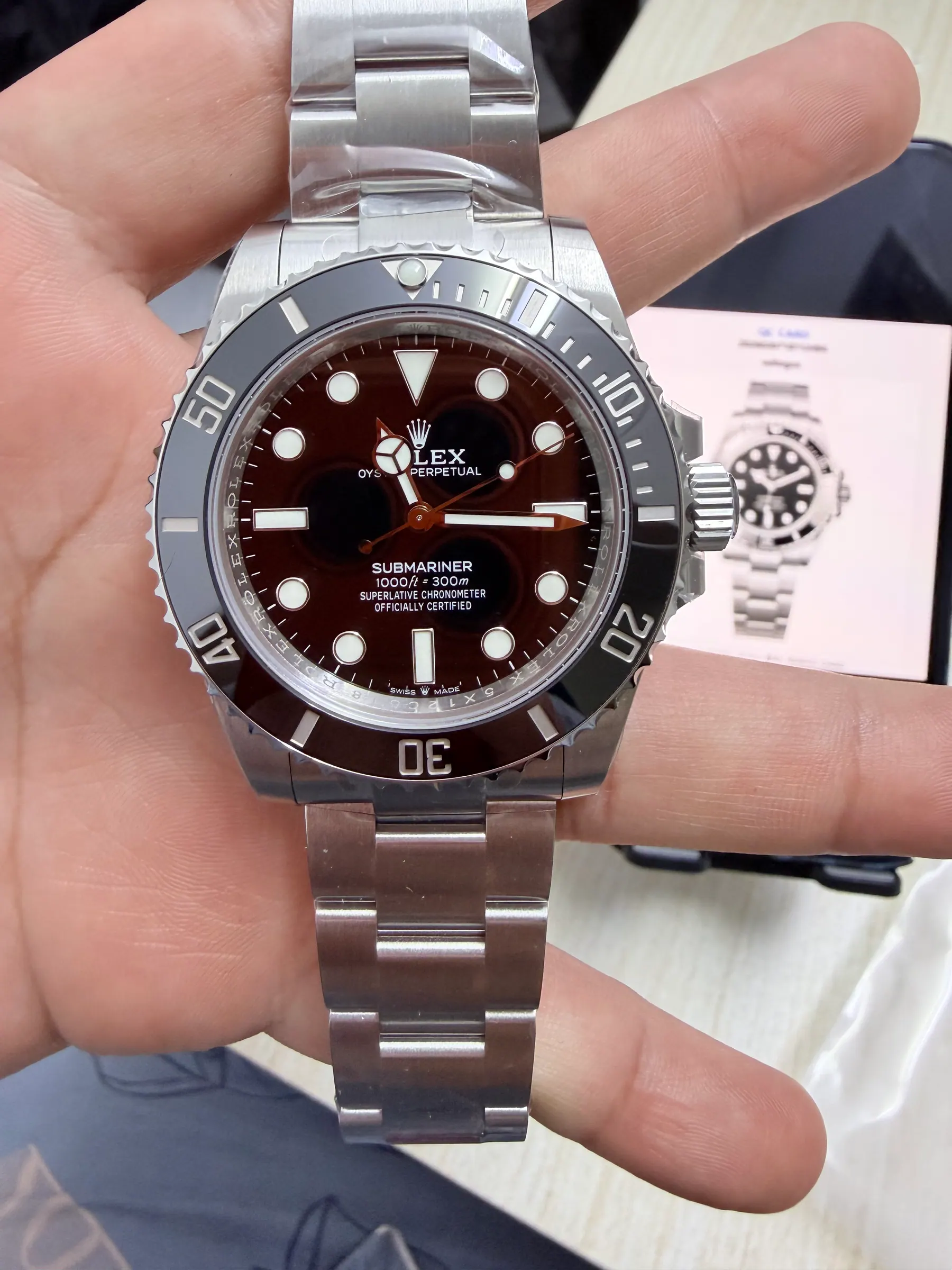 VS | 3230 机芯｜41mm｜劳力士 Submariner 124060