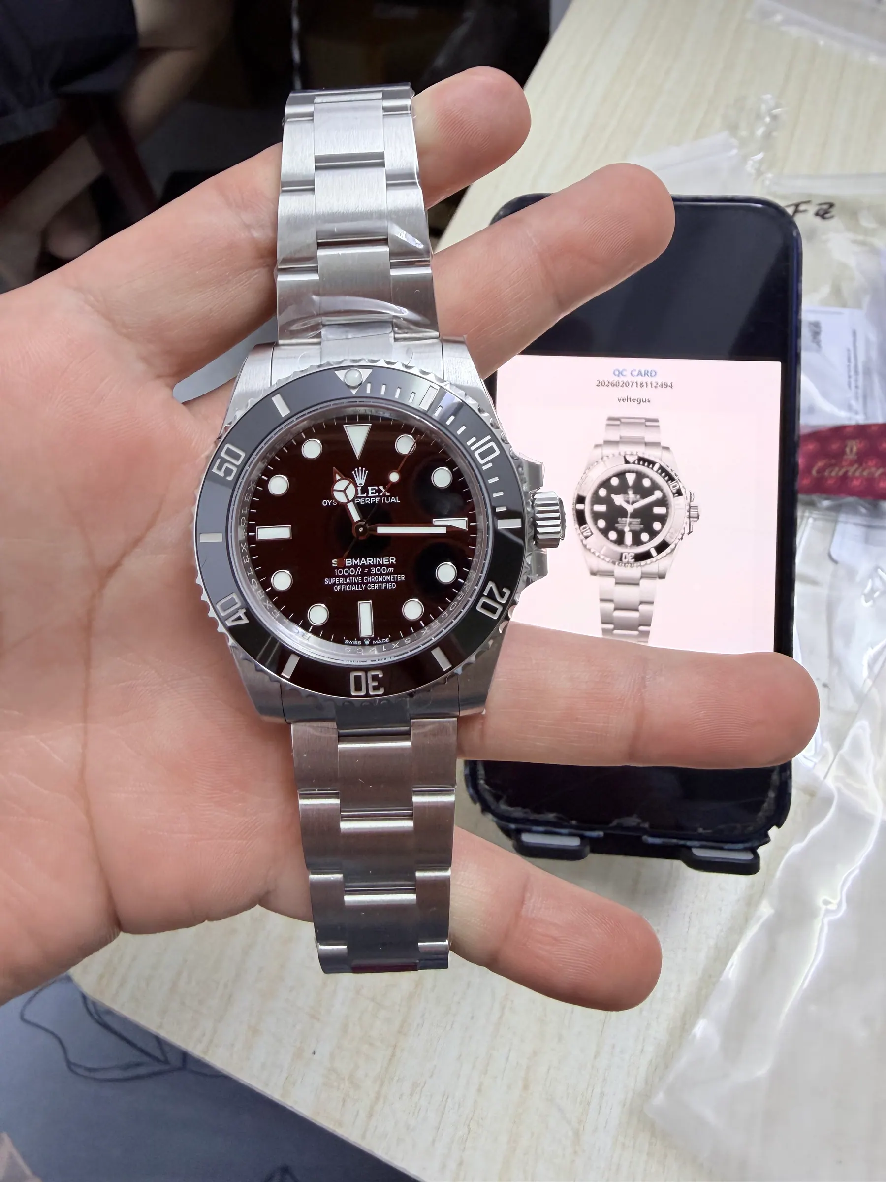 VS | 3230 机芯｜41mm｜劳力士 Submariner 124060