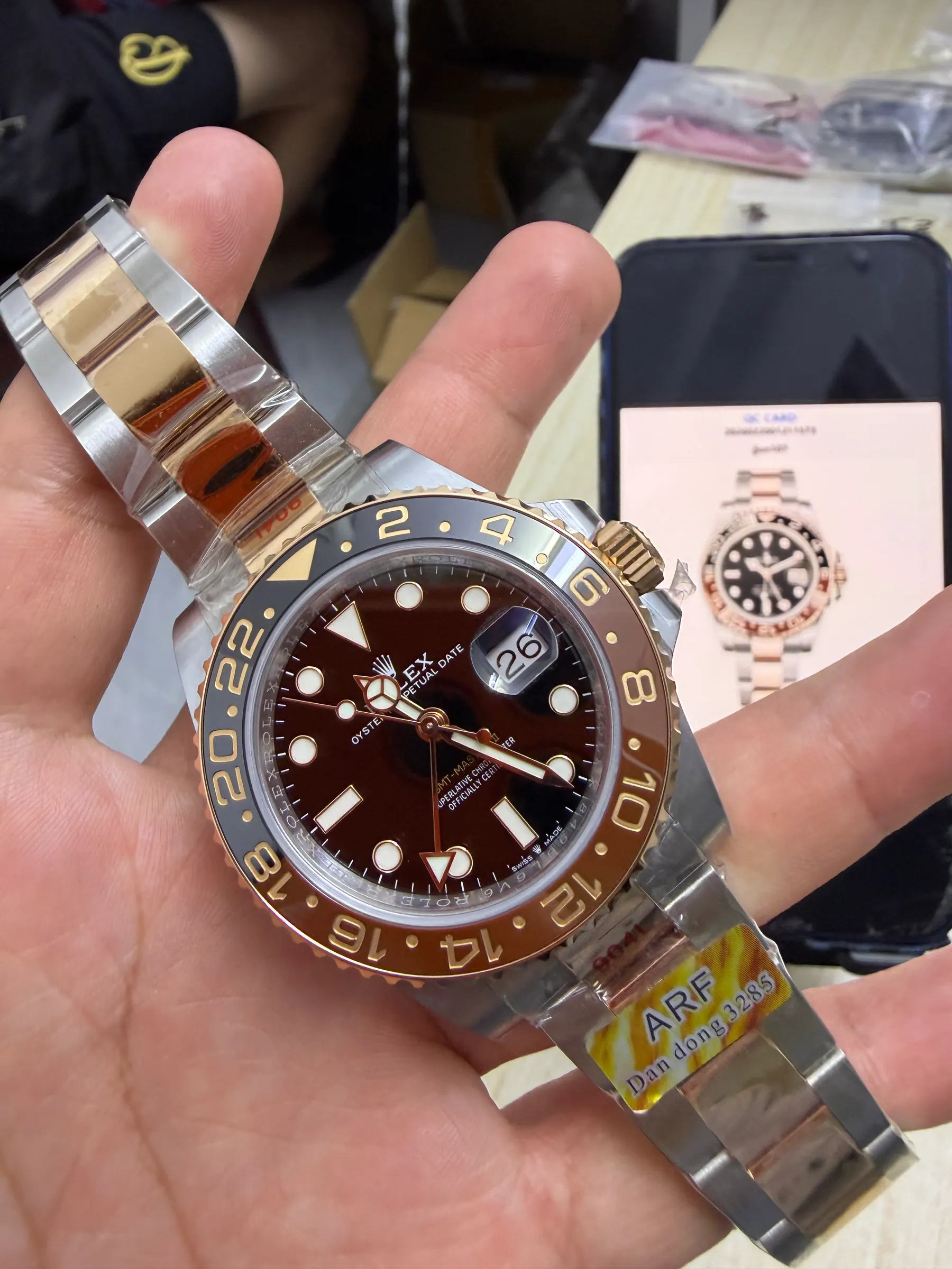ARF | 3285 机芯｜劳力士 GMT-Master II 126711CHNR（根啤酒）175g