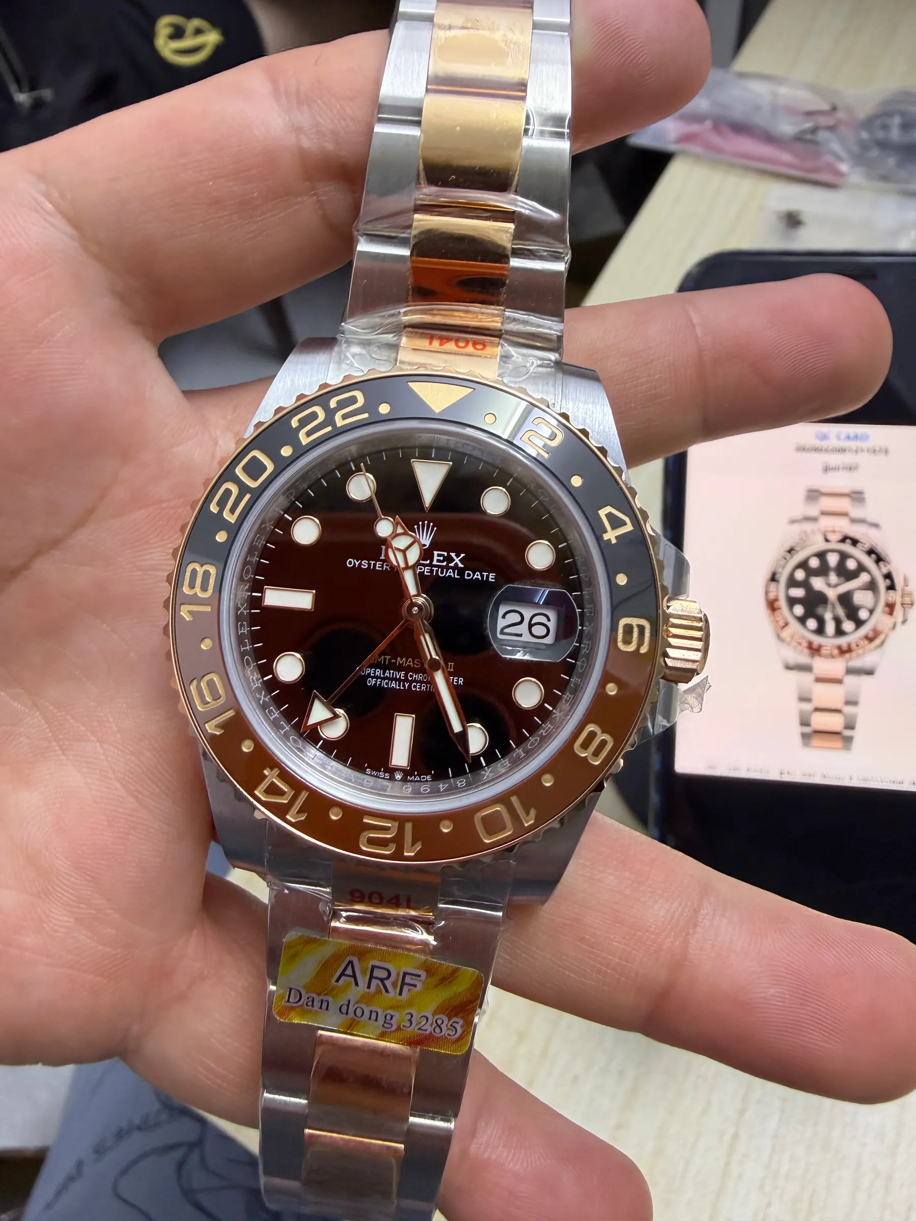 ARF | 3285 机芯｜劳力士 GMT-Master II 126711CHNR（根啤酒）175g