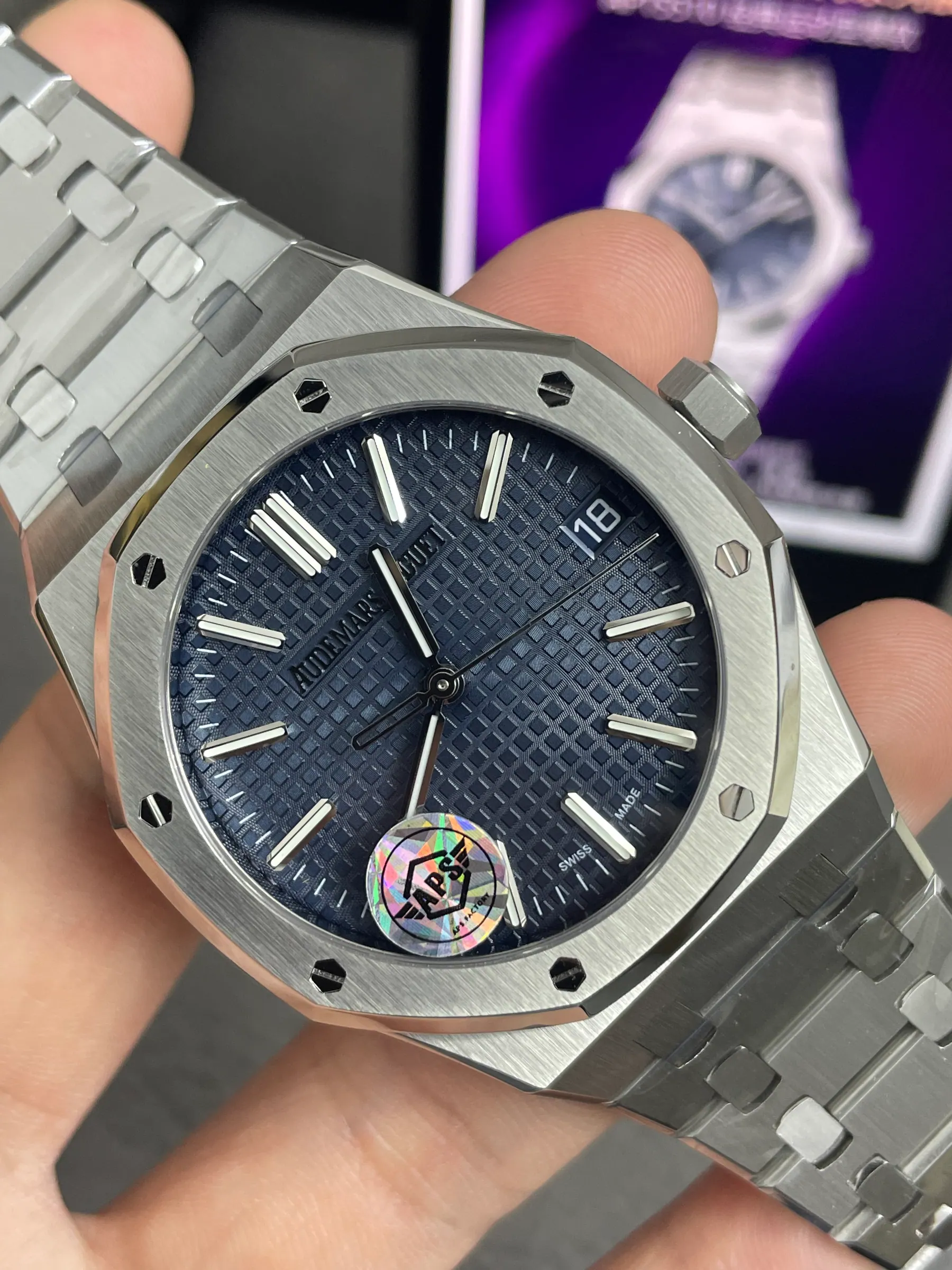 APS | 4302 机芯 l 41mm l 爱彼皇家橡树 15510 自由摆轮（Free-sprung）