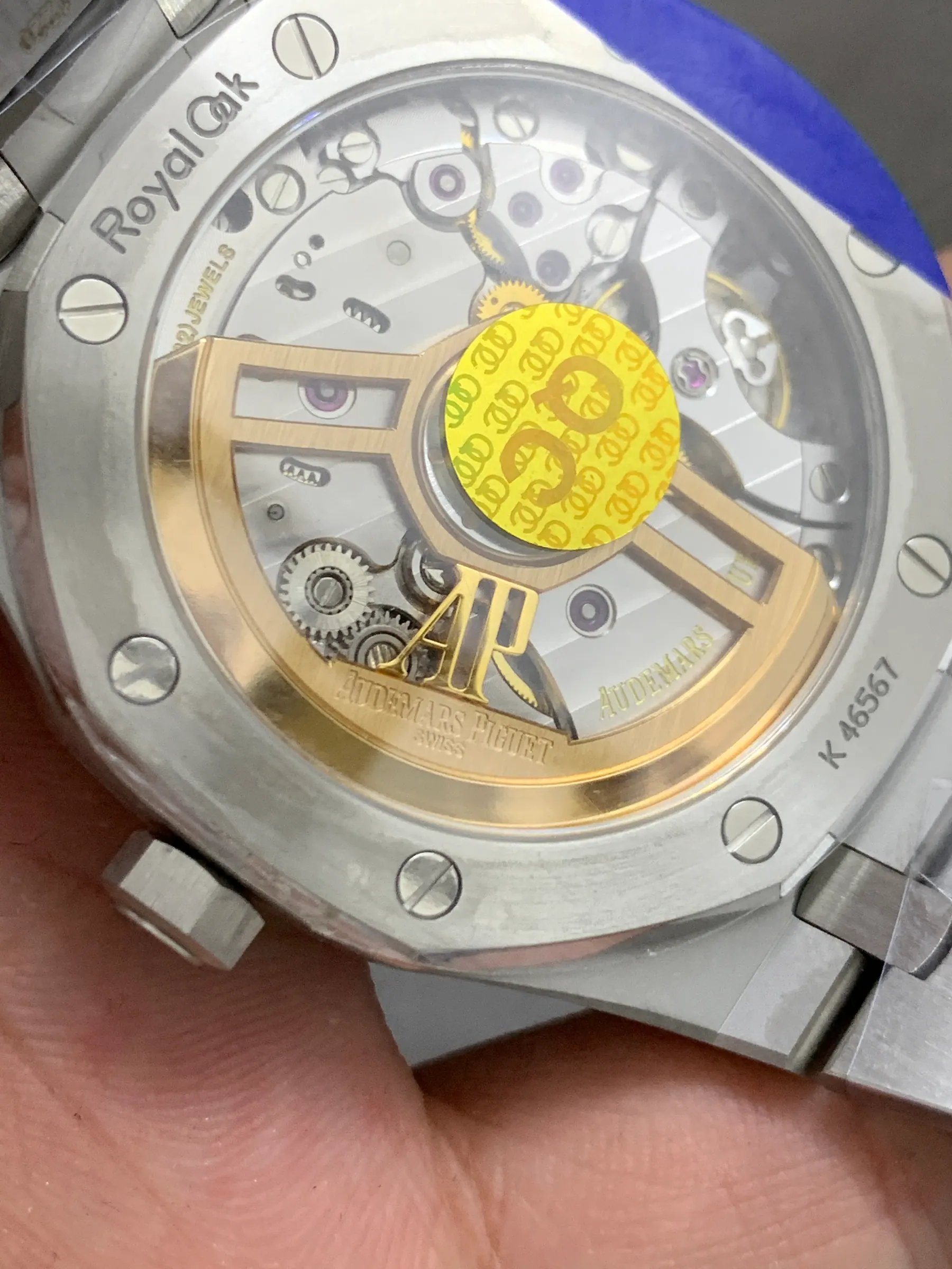 APS | 4302机芯｜爱彼皇家橡树 15500 自由摆轮（Free-sprung）