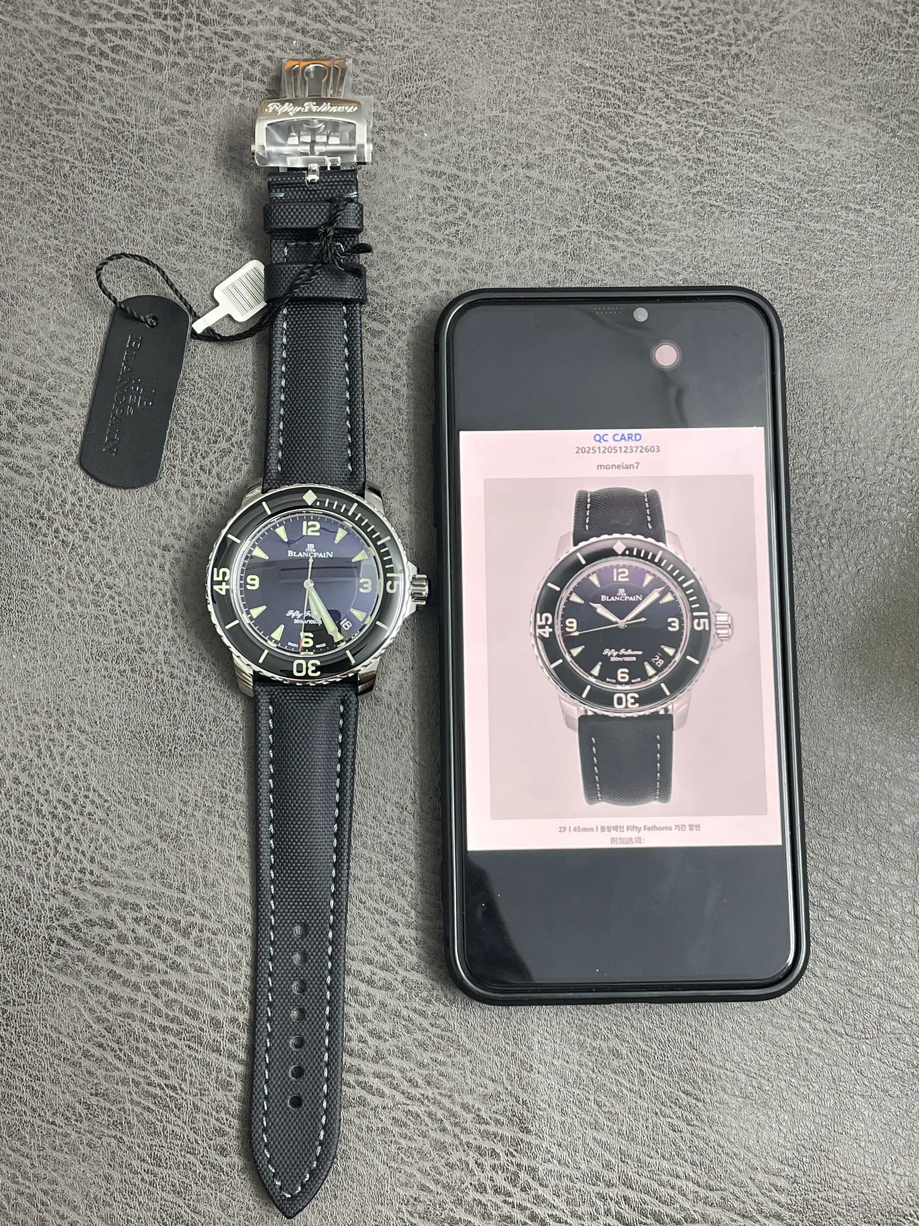 ZF l 45mm l 宝珀 Fifty Fathoms