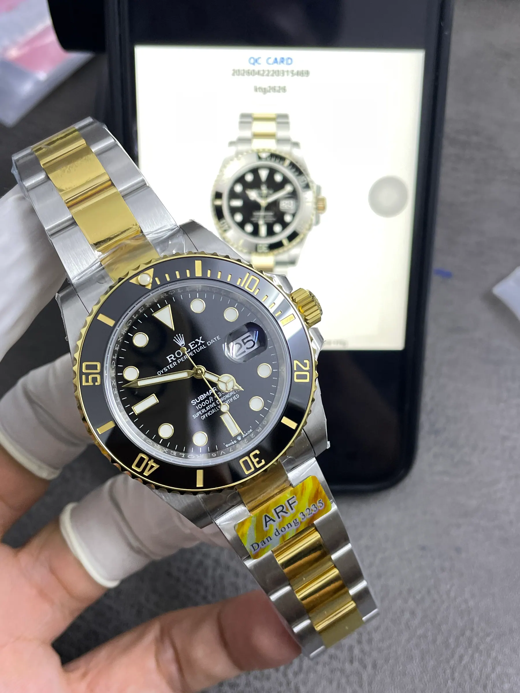 ARF | 3235机芯｜41mm l 劳力士潜航者126613LN 175g