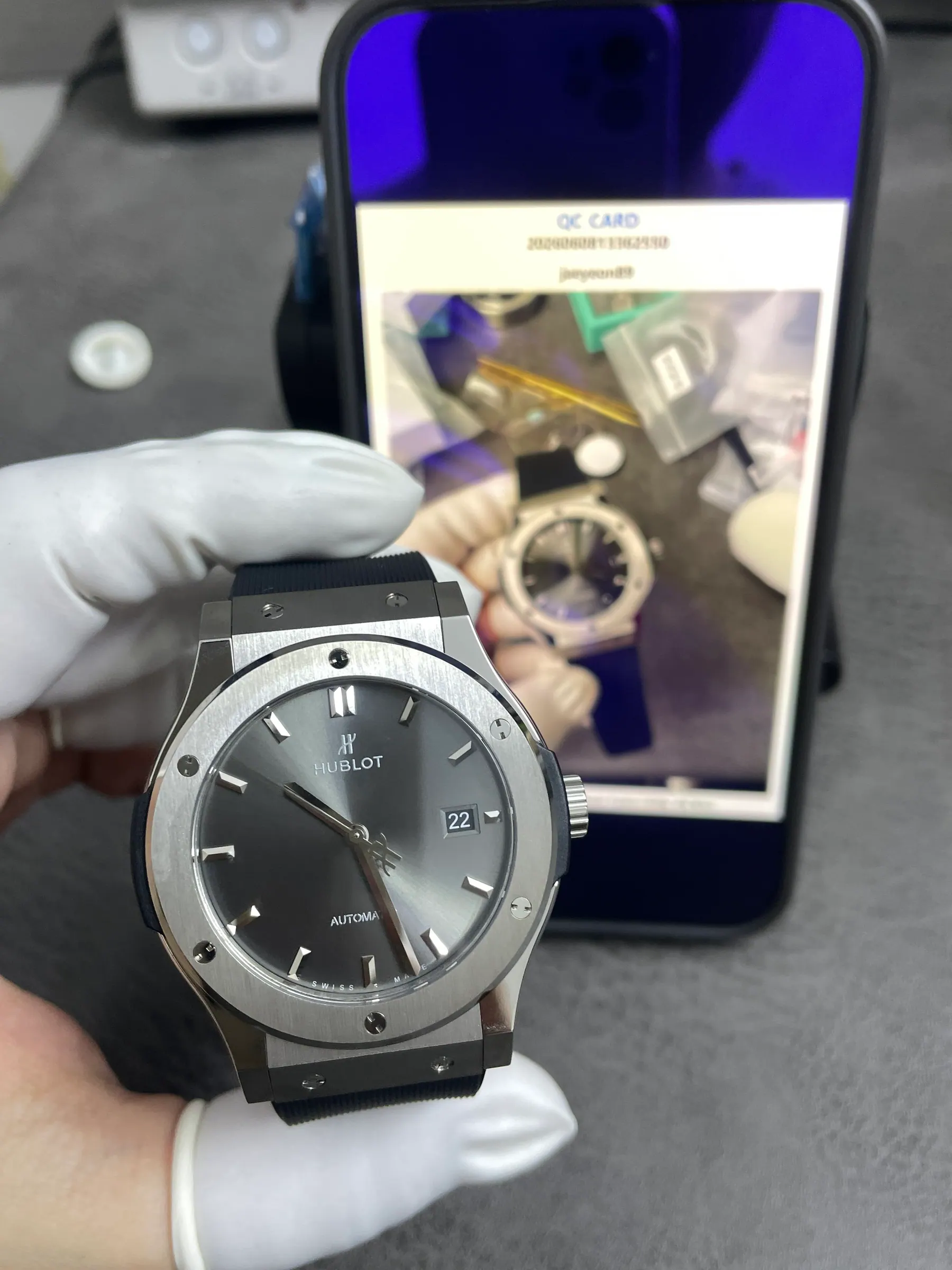 JJZ l 2892 L 42mm l Hublot Classic Fusion l 钛金属表壳