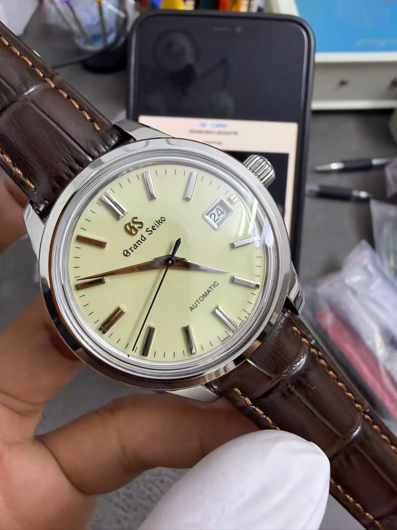 GS l NH34 机芯 l 39.5mm l GRAND SEIKO GS SBGR261