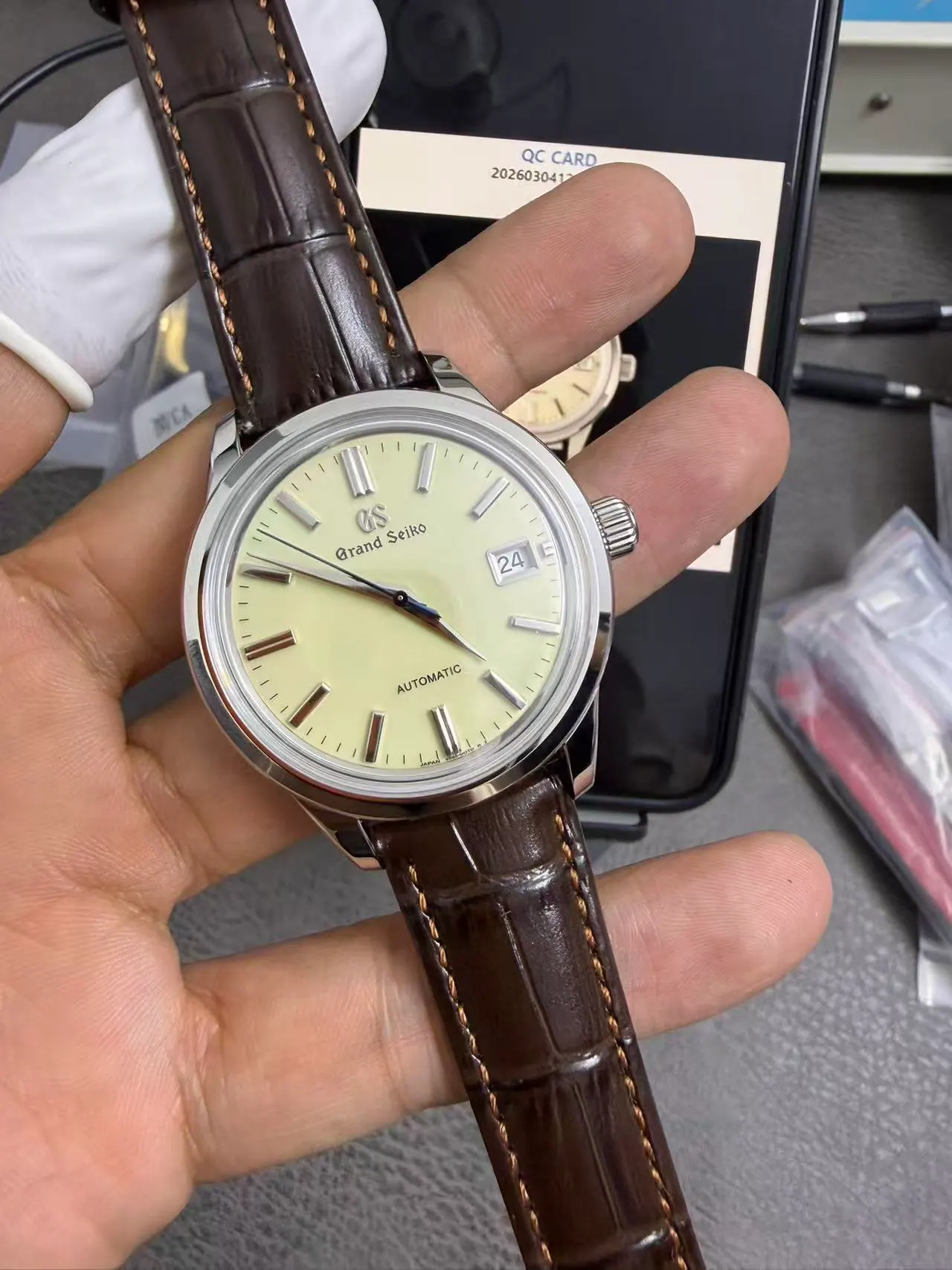GS l NH34 机芯 l 39.5mm l GRAND SEIKO GS SBGR261