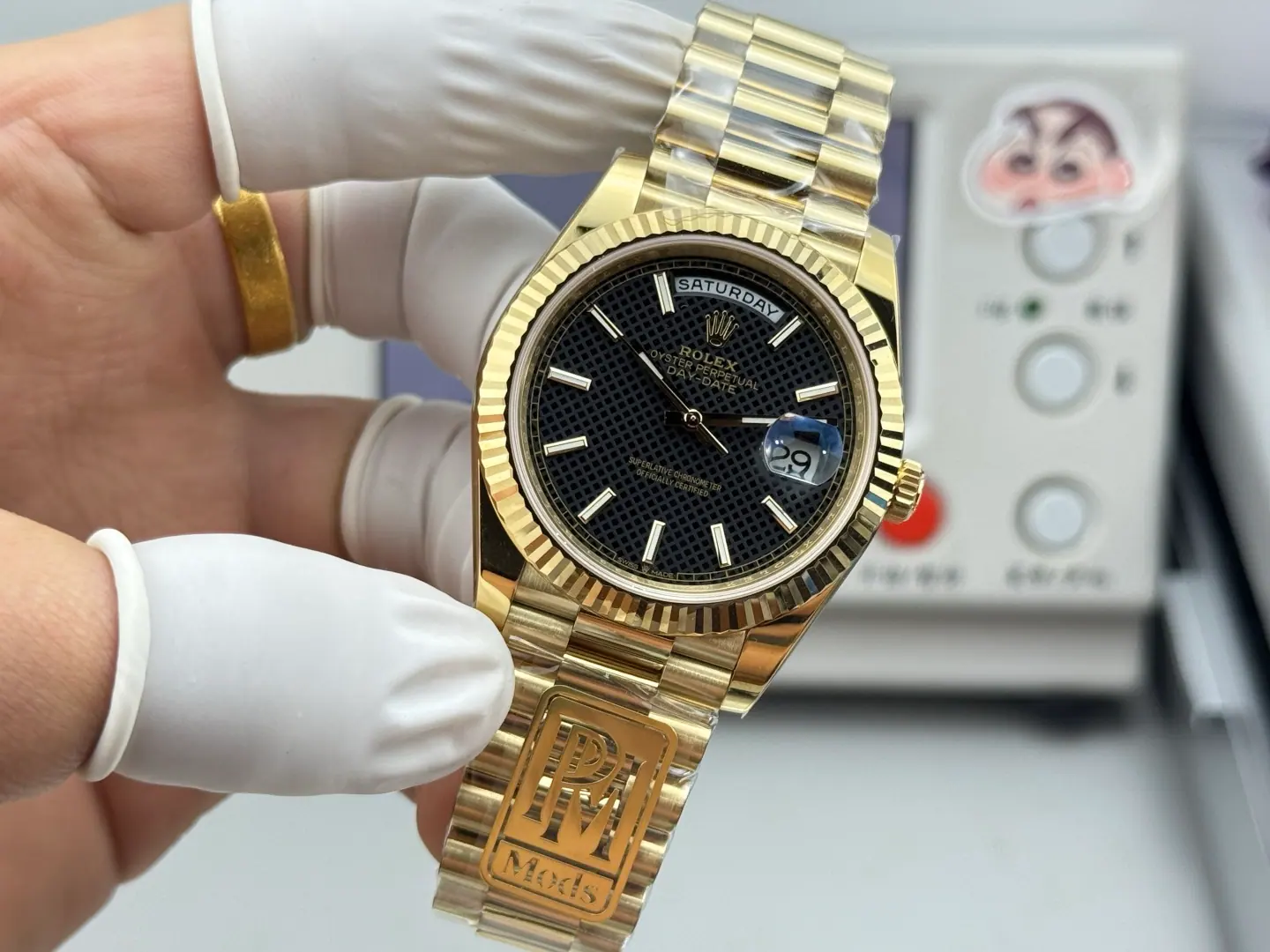 PPM l 单动3255 含陶瓷管 l 40 l 日历星期 Day-date 209g