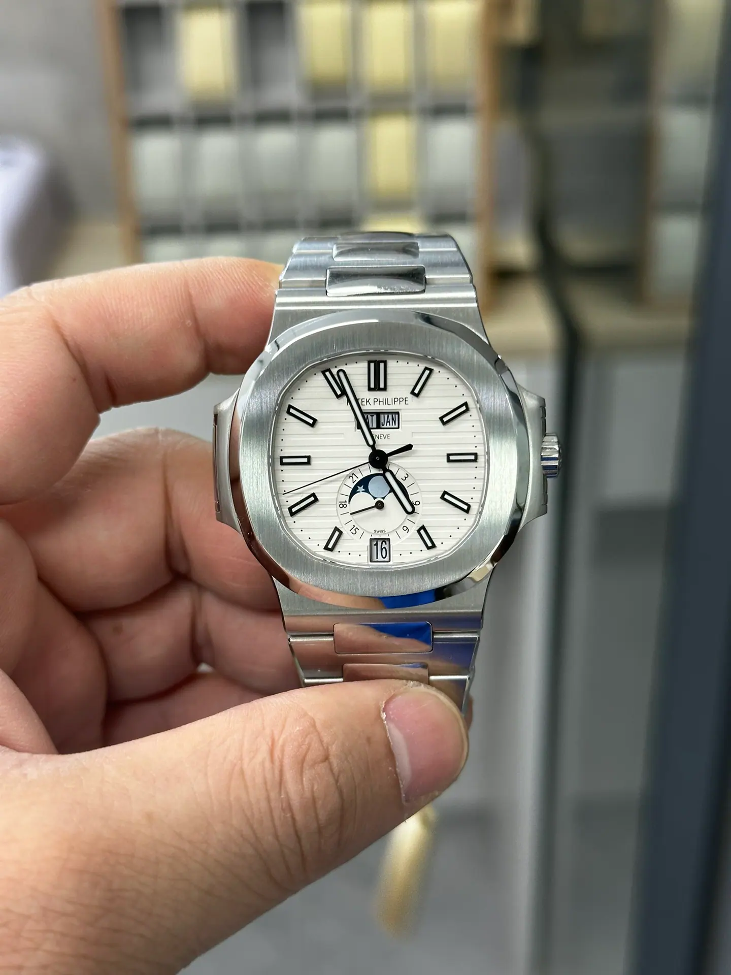 PPF l 324机芯 l 40.5mm l 百达翡丽 Nautilus 月相年历 5726