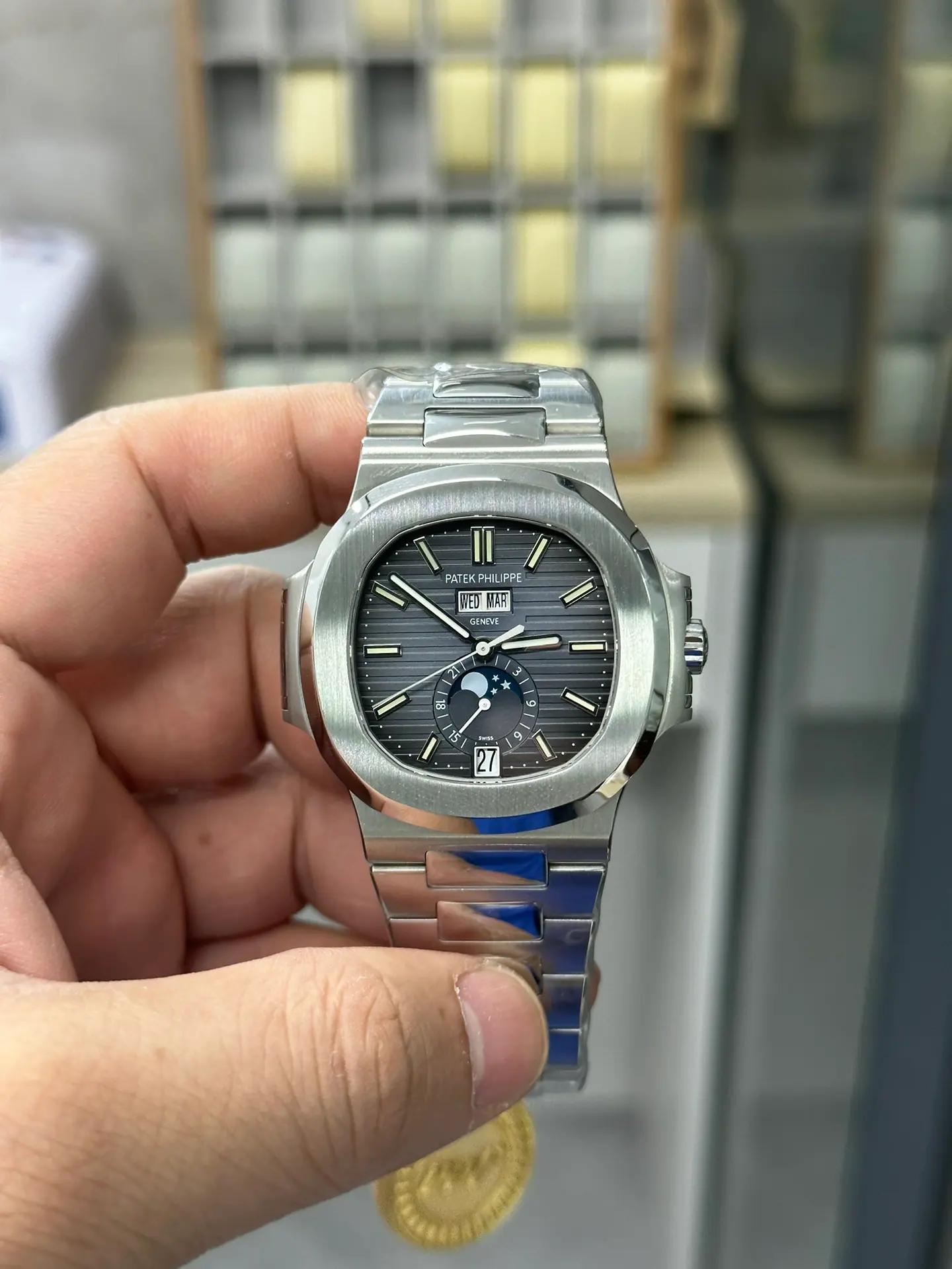 PPF | 324机芯 | 40.5mm | 百达翡丽 Nautilus 月相年历 5726