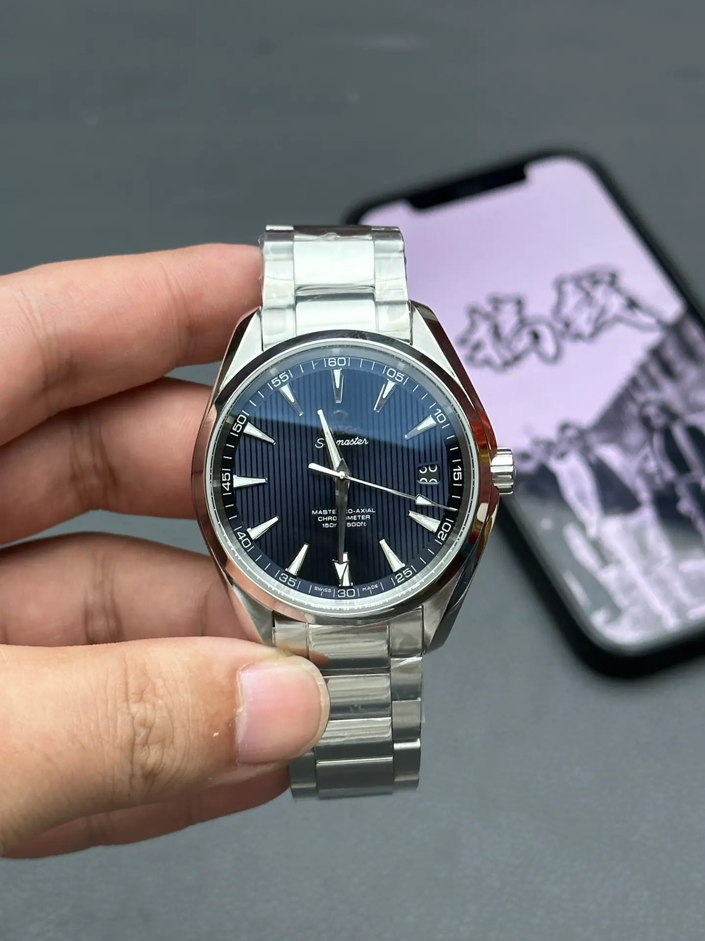 VS l 8900机芯 l 41mm l 海马 Aqua Terra 150M