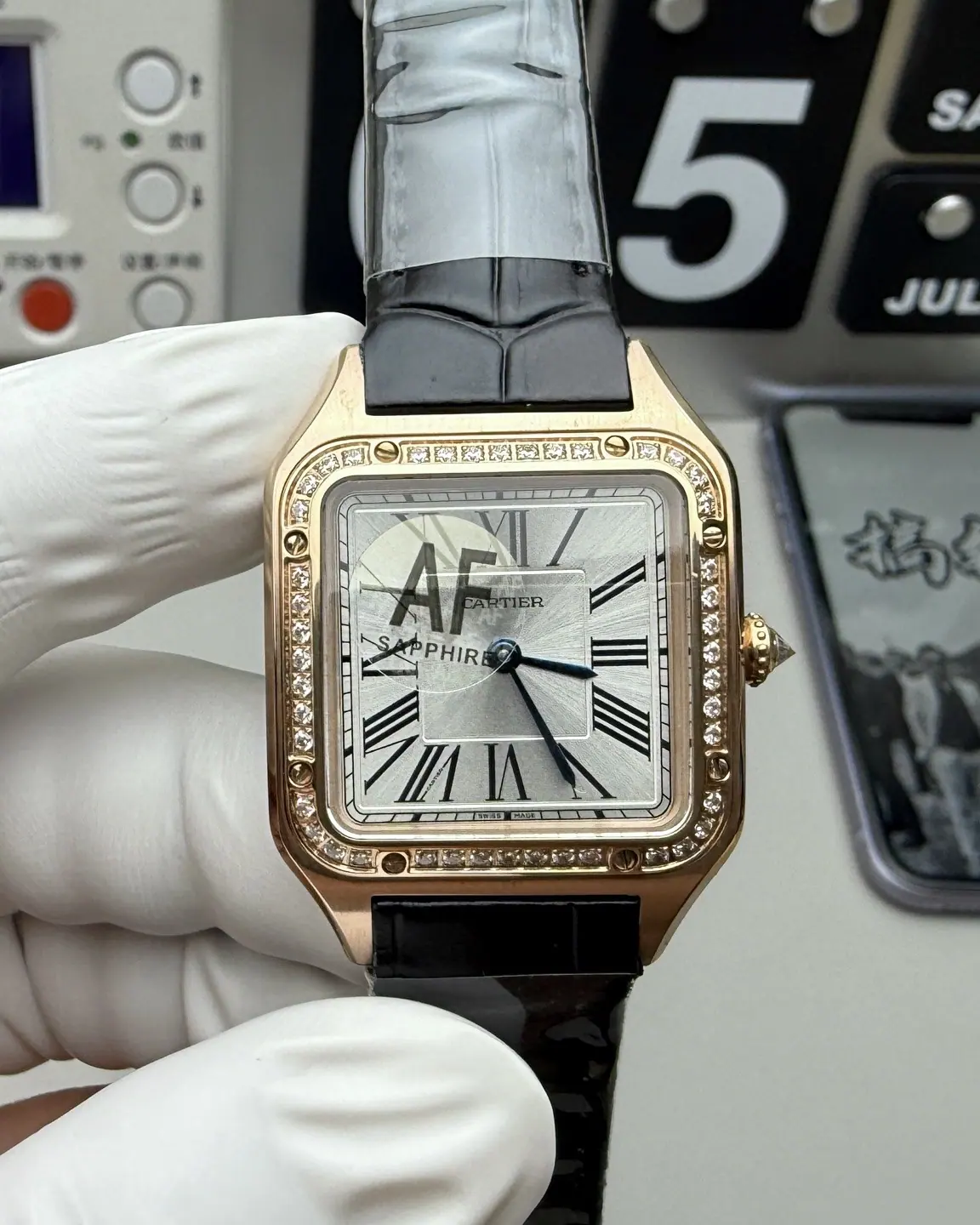 AF | 卡地亚 Santos Dumont 腕表 |38mm x 27.5mm|石英机芯