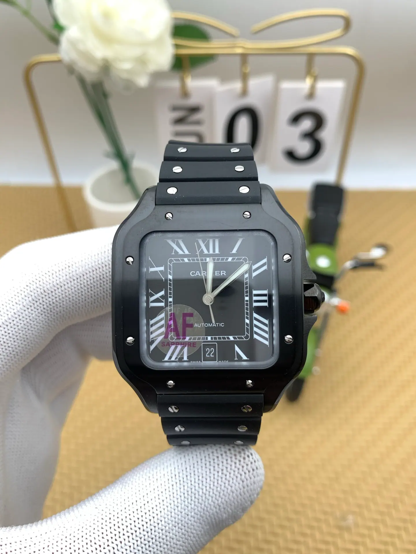 AF | 卡地亚桑托斯大号｜39.8mm｜9015机芯