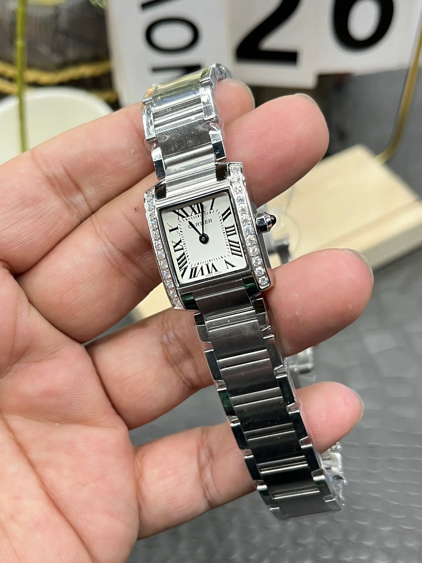 TW|石英机芯|25mm x 30mm 卡地亚 Tank WSTA0005