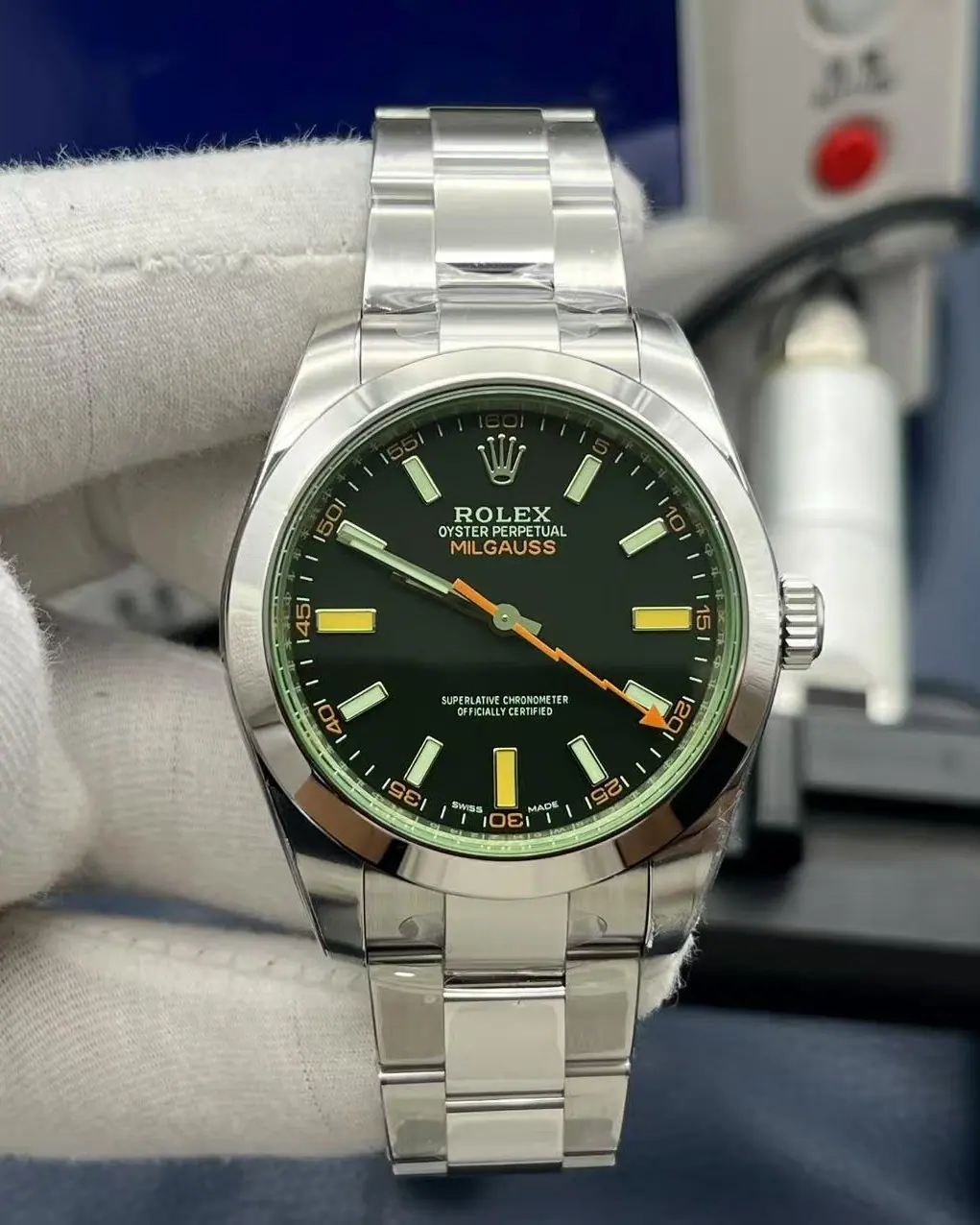 VS l 3131机芯 l 40毫米 l 劳力士 Milgauss 116400