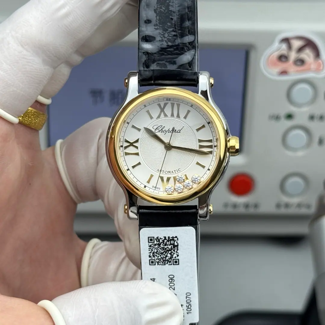 YF l 2892 l 33mm l 萧邦 Happy Sport Diamonds Automatic 33