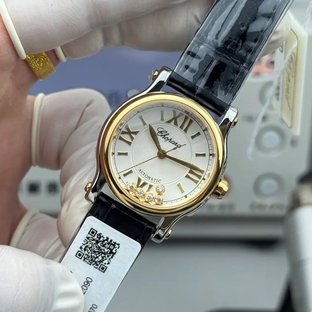 YF l 2892 l 30mm l 萧邦 Happy Sport Diamonds Automatic 30