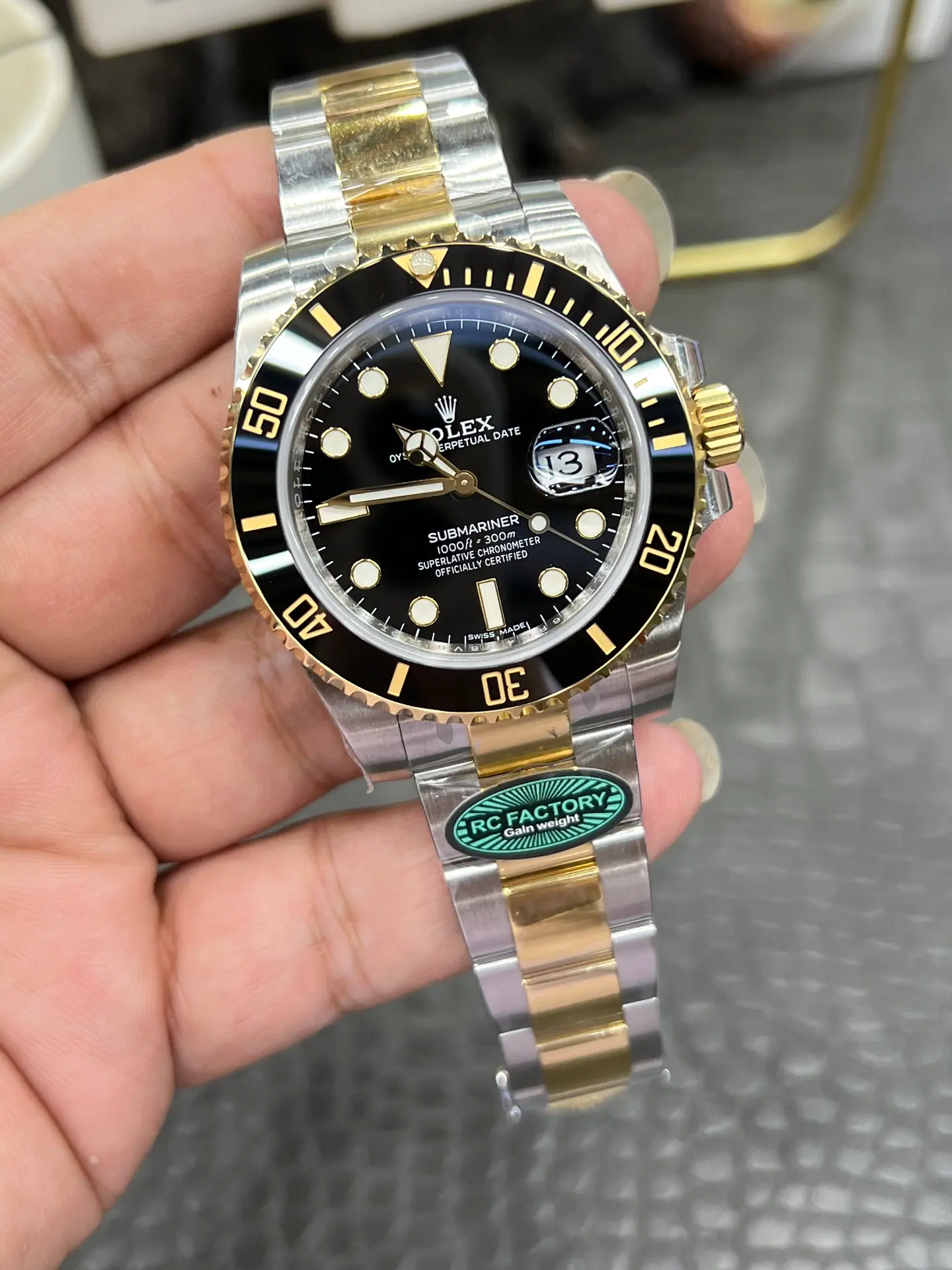 RC | 3135 机芯|40mm l 劳力士 Submariner 116613 185g