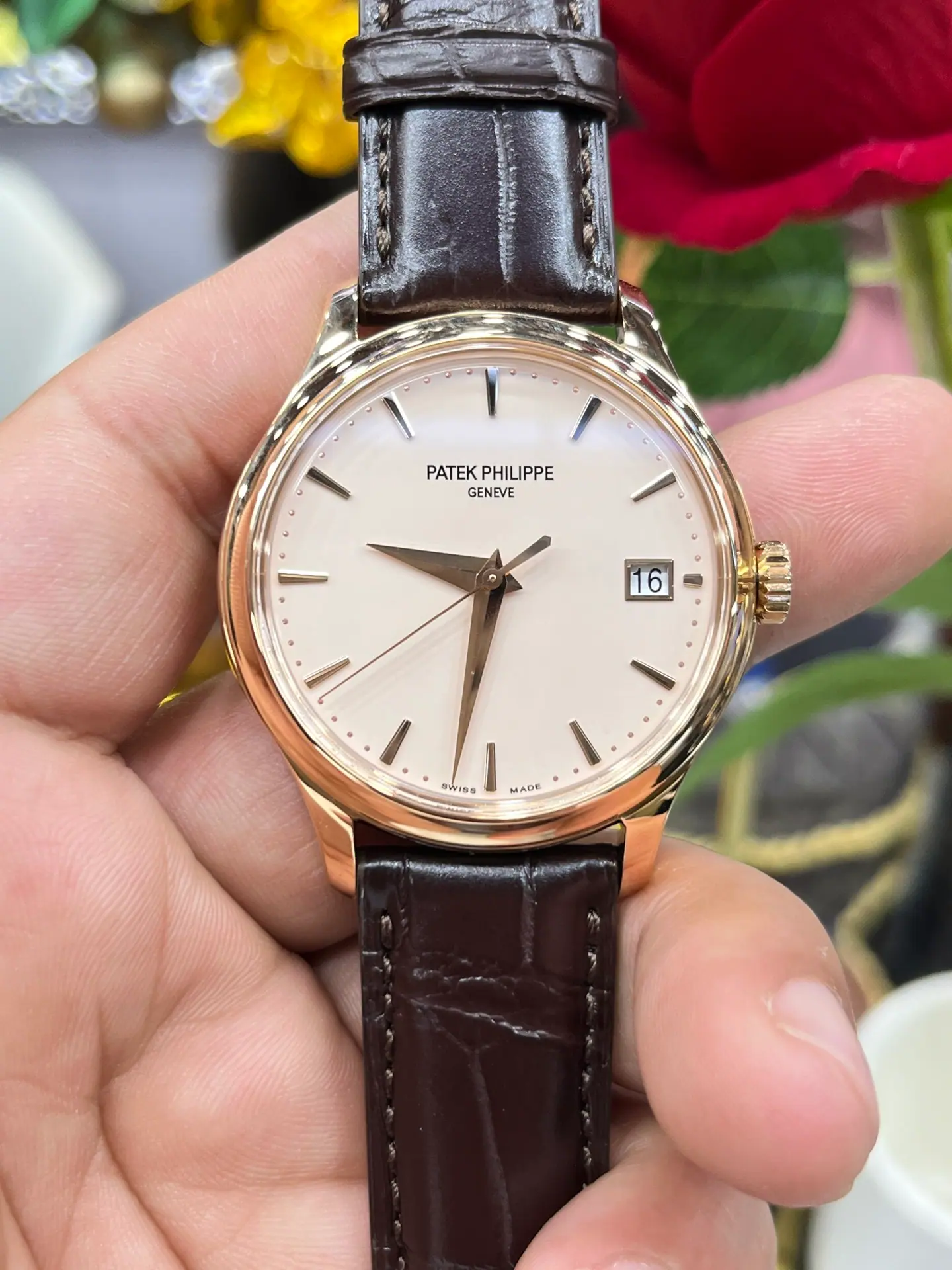 3K | 百达翡丽 Calatrava｜39mm｜5227J｜黄色｜Cal.324 机芯