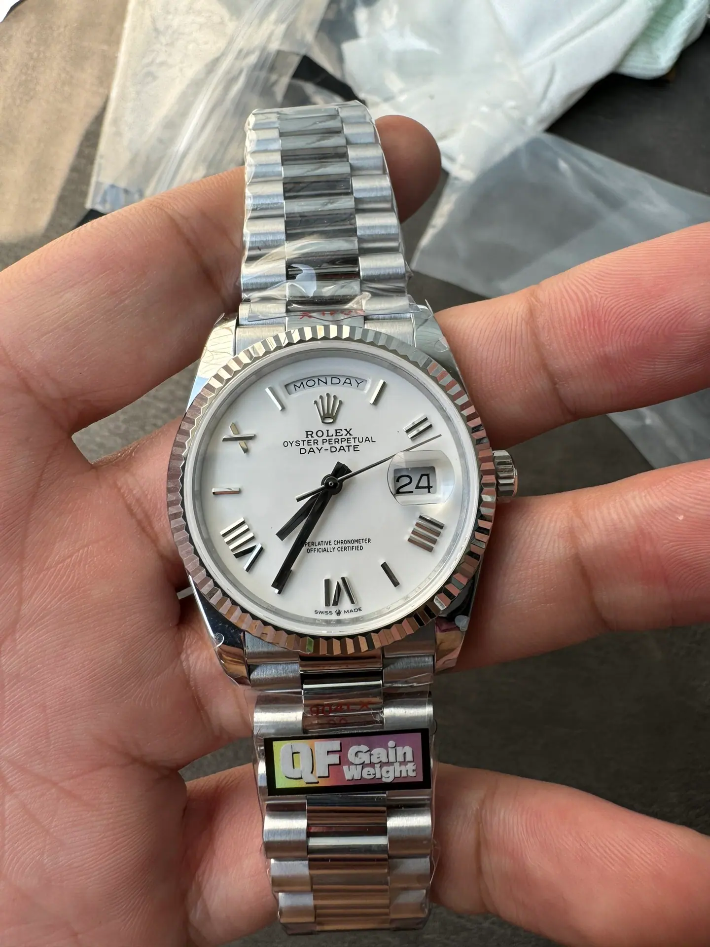 QF l 2836机芯 l 36mm l 日历星期 Day-date 158g