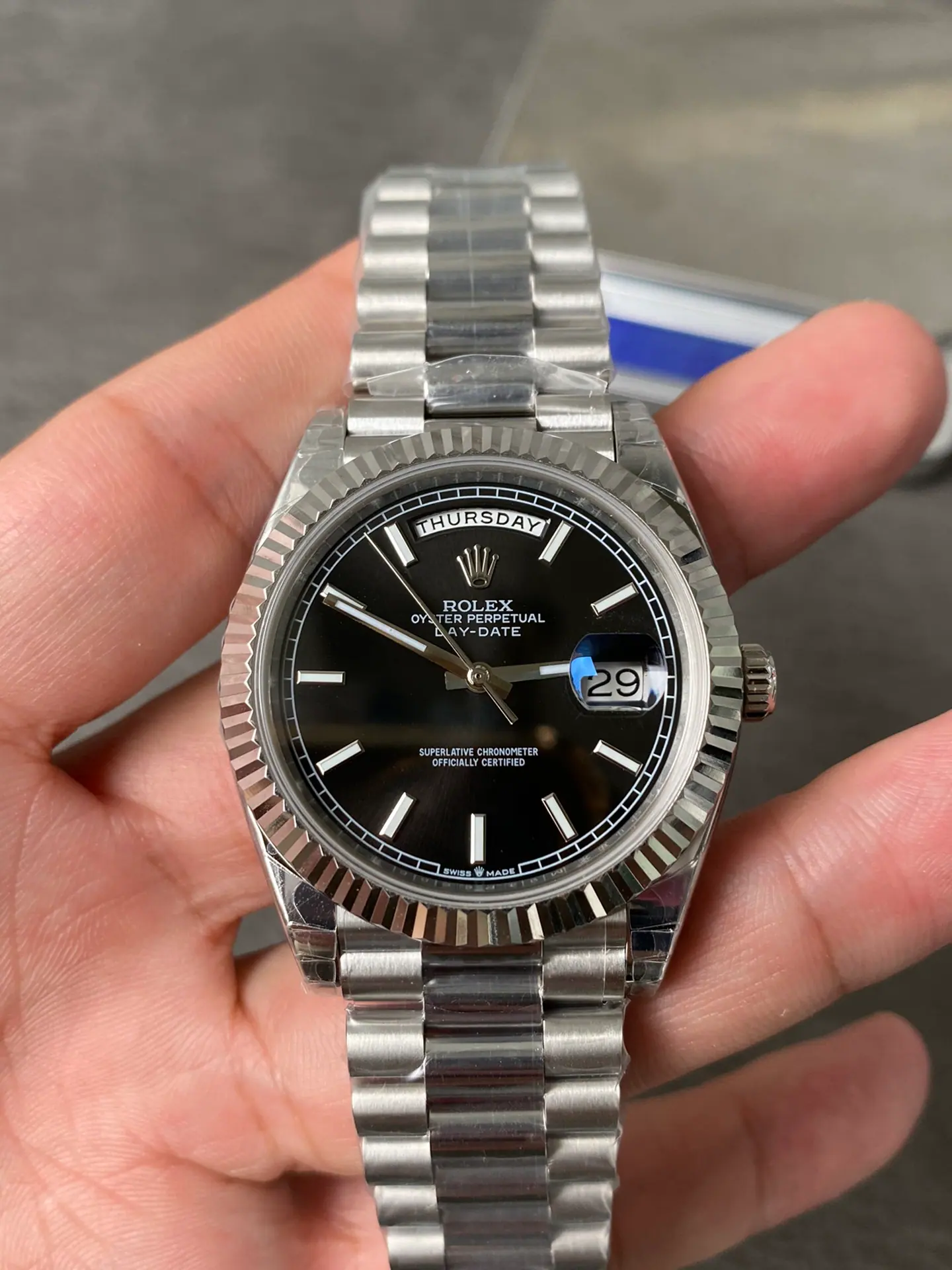 GS | 3255 机芯 | 40mm | 日历星期 Day-date 158g