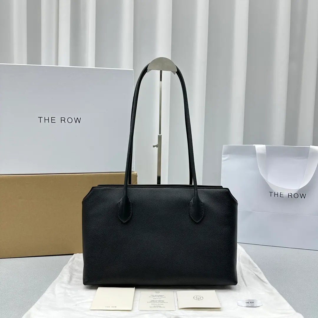 The Row Terrace Bag 皮革 深色 32x19x22cm