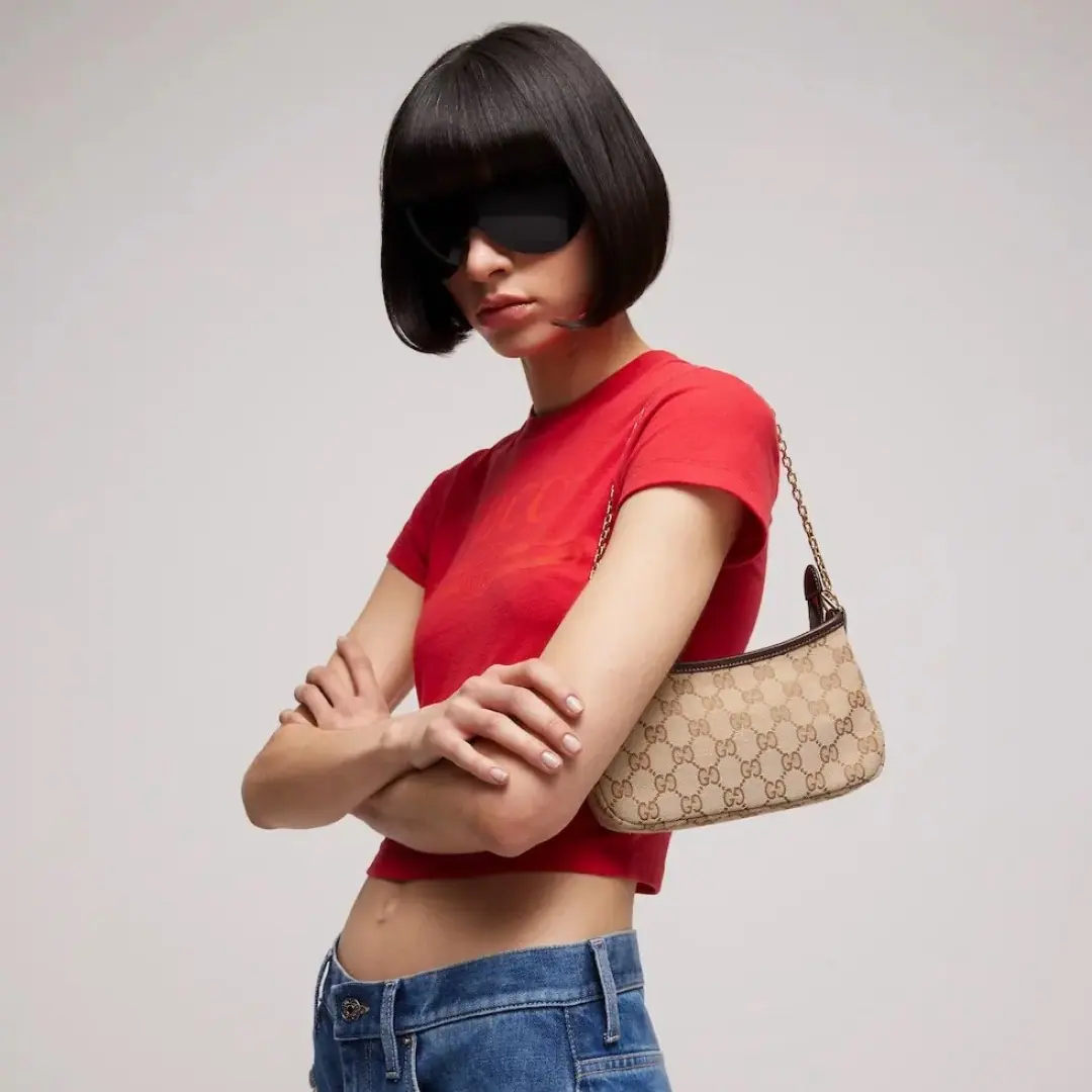 26SS 古驰 Gossip 小号单肩包 875847 21-11.5-3cm