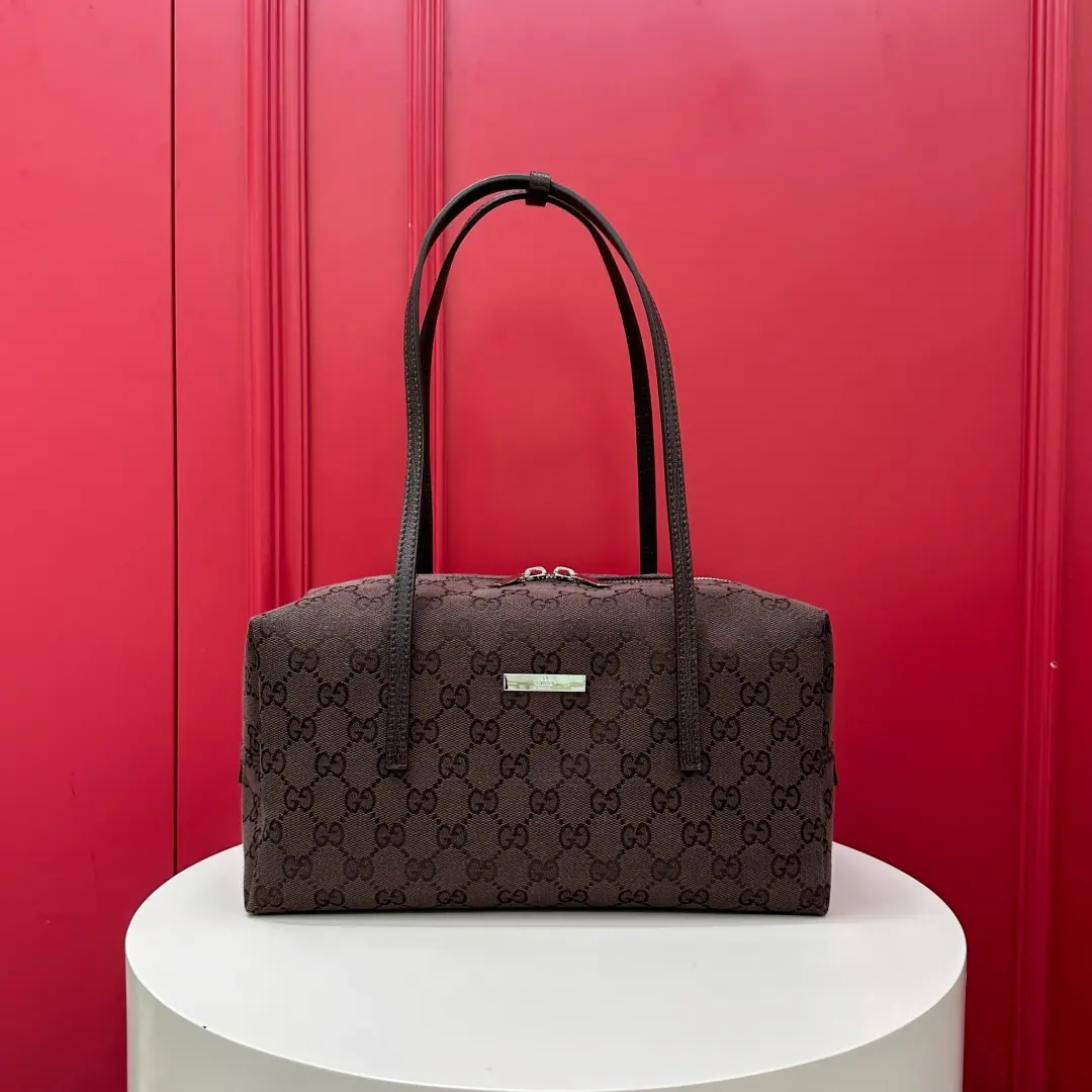 古驰中号 Boston 包,配 Gucci 铭牌 875228 29-14-15cm