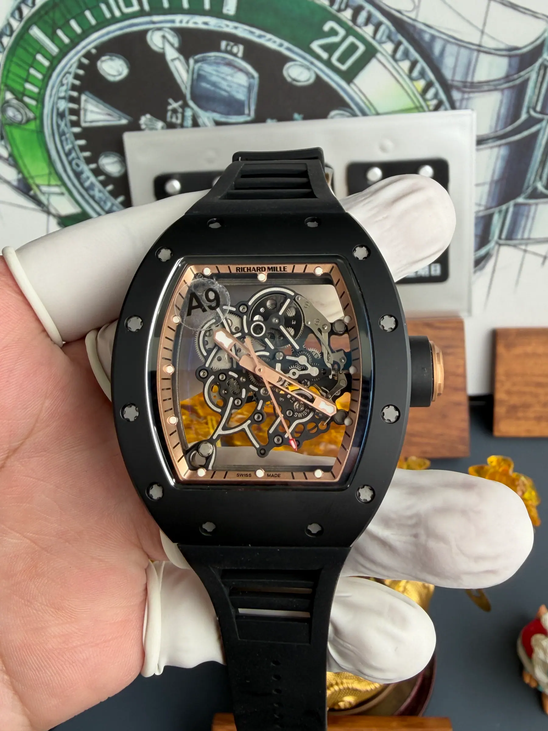 A9 l Vaucher Free-sprung RMUL3 l 理查米尔 RM 055