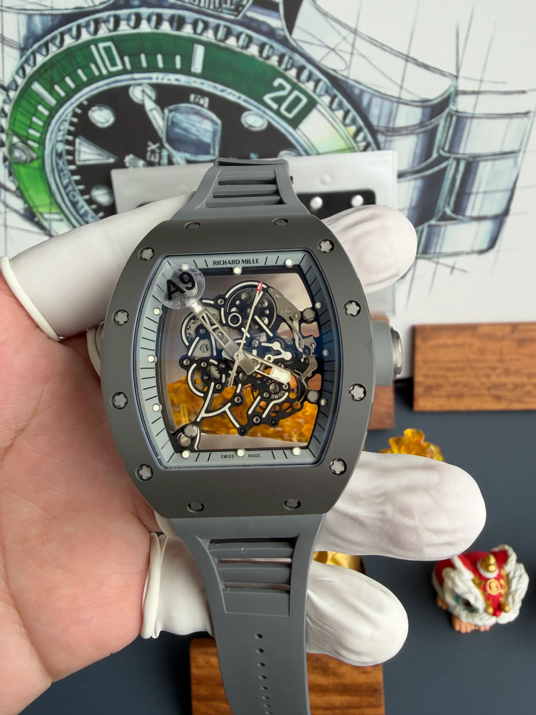 A9 l Vaucher Free-sprung RMUL3 l 理查德米尔 RM 055