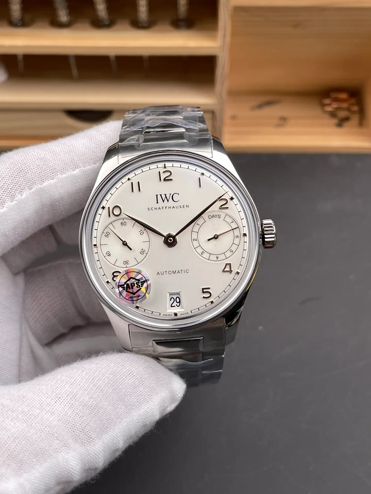 APS | SL52011机芯 l42.44mm l IWC 葡萄牙系列自动上链7日动力储存