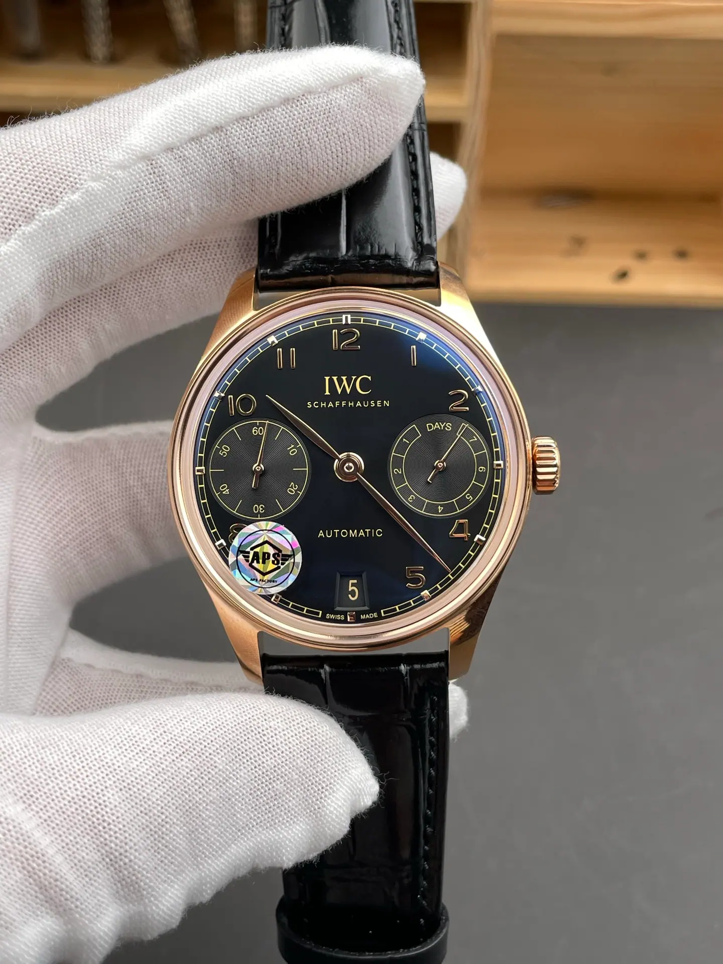 APS | SL52011机芯 l42.44mm l IWC 葡萄牙系列自动上链7日动力储存