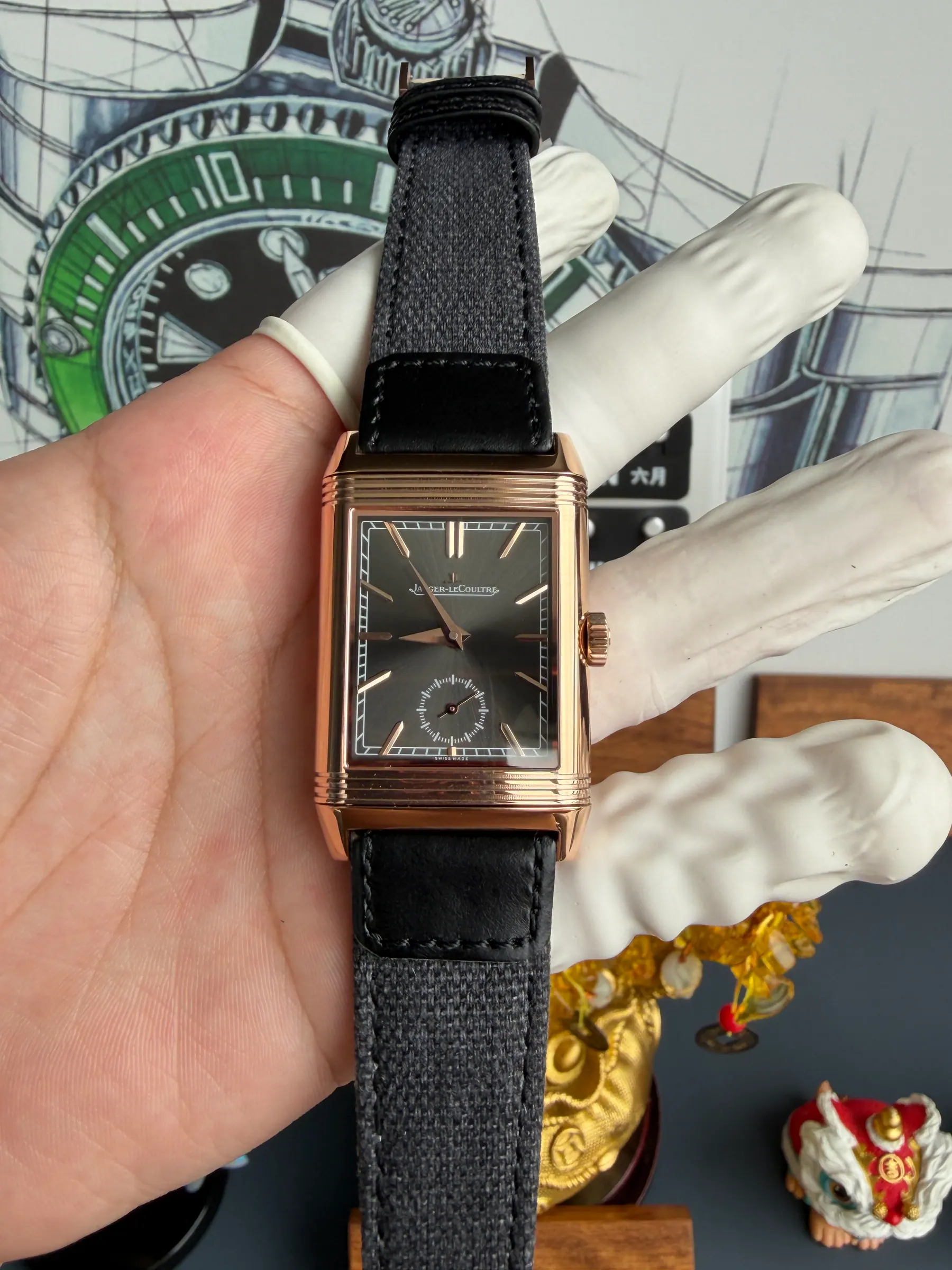 JJF l Cal.854 l 积家 Reverso Tribute 47X28.3X11 mm
