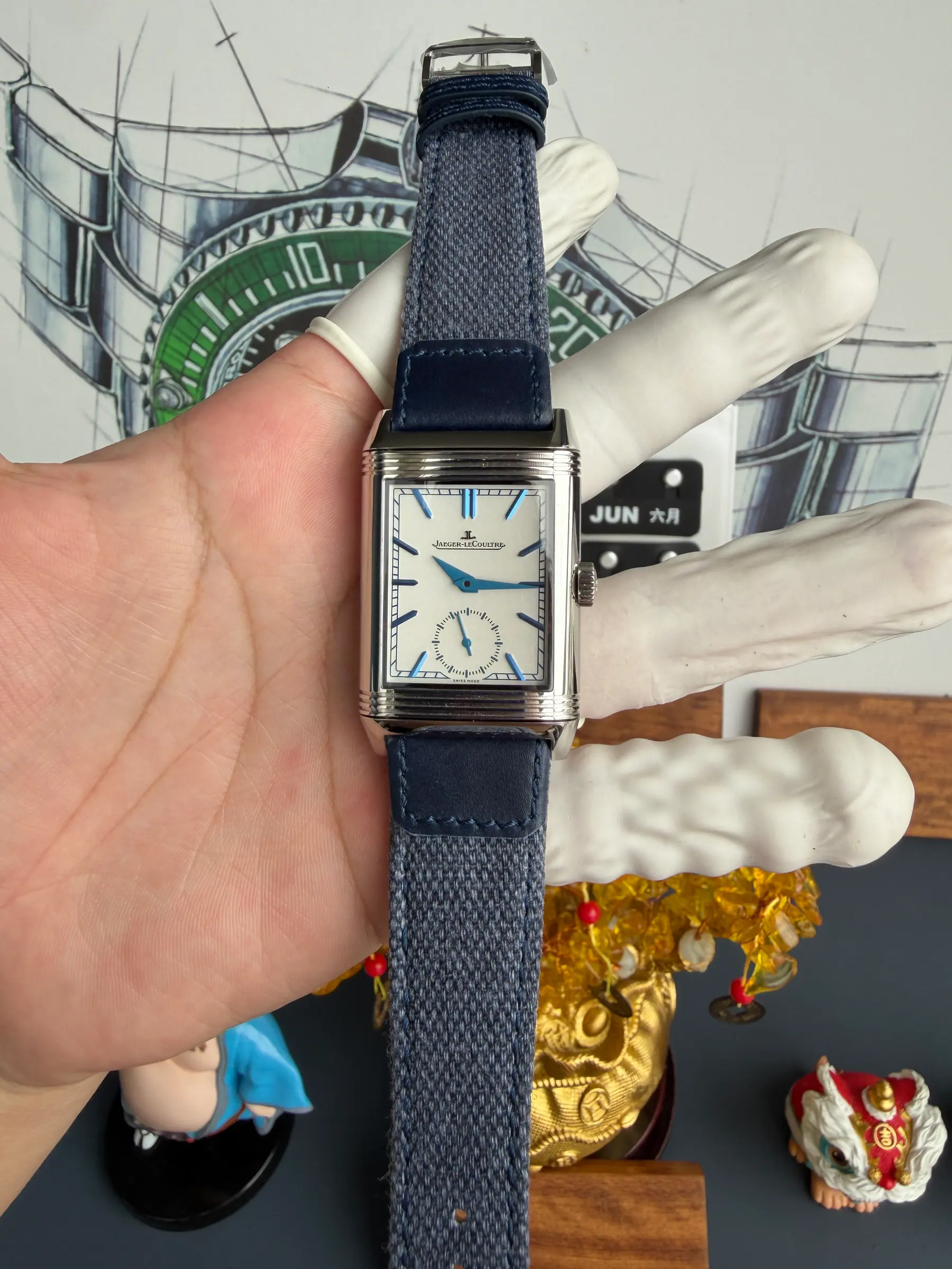 JJF l Cal.854 l 积家 Reverso Tribute 47X28.3X11 mm