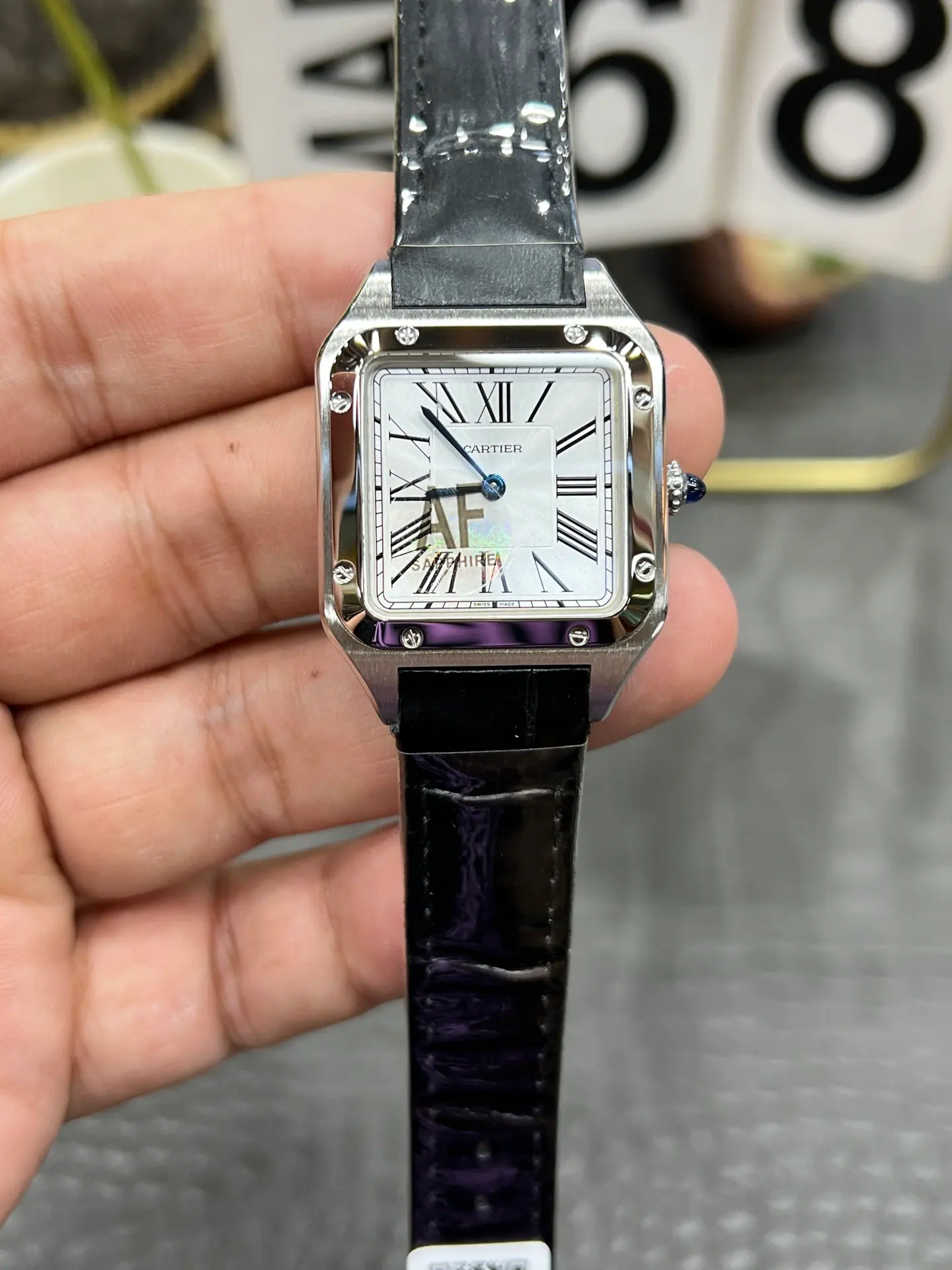 AF | 石英机芯 l 37.4mm*27.3mm l 卡地亚 Santos Dumont