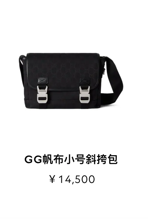 Gucci GG帆布小号斜挎包 854745 25 x 20cm